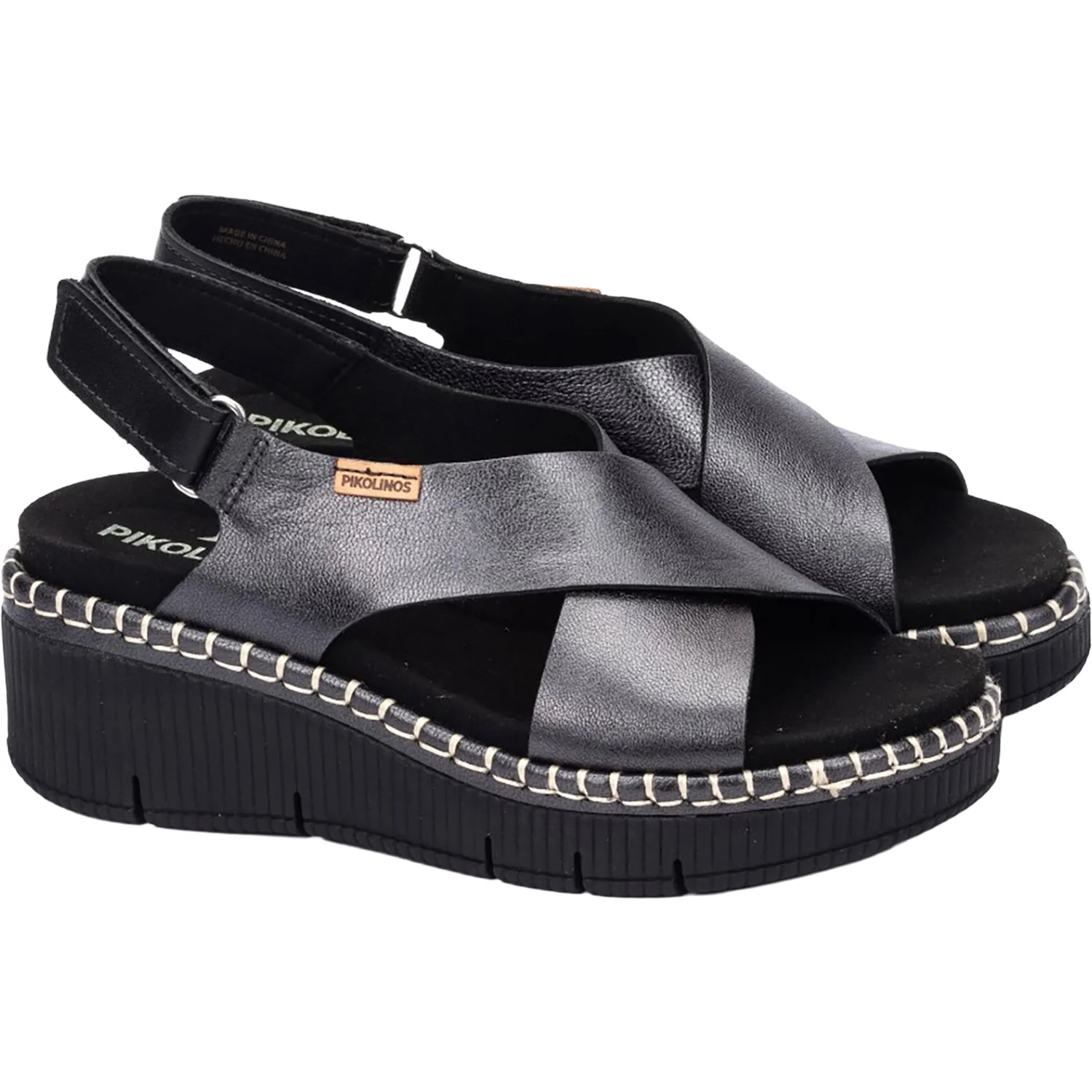 Pikolinos Gomera W0K-0606CLC1 Women's Wedge Sandals Calcita - Image 3