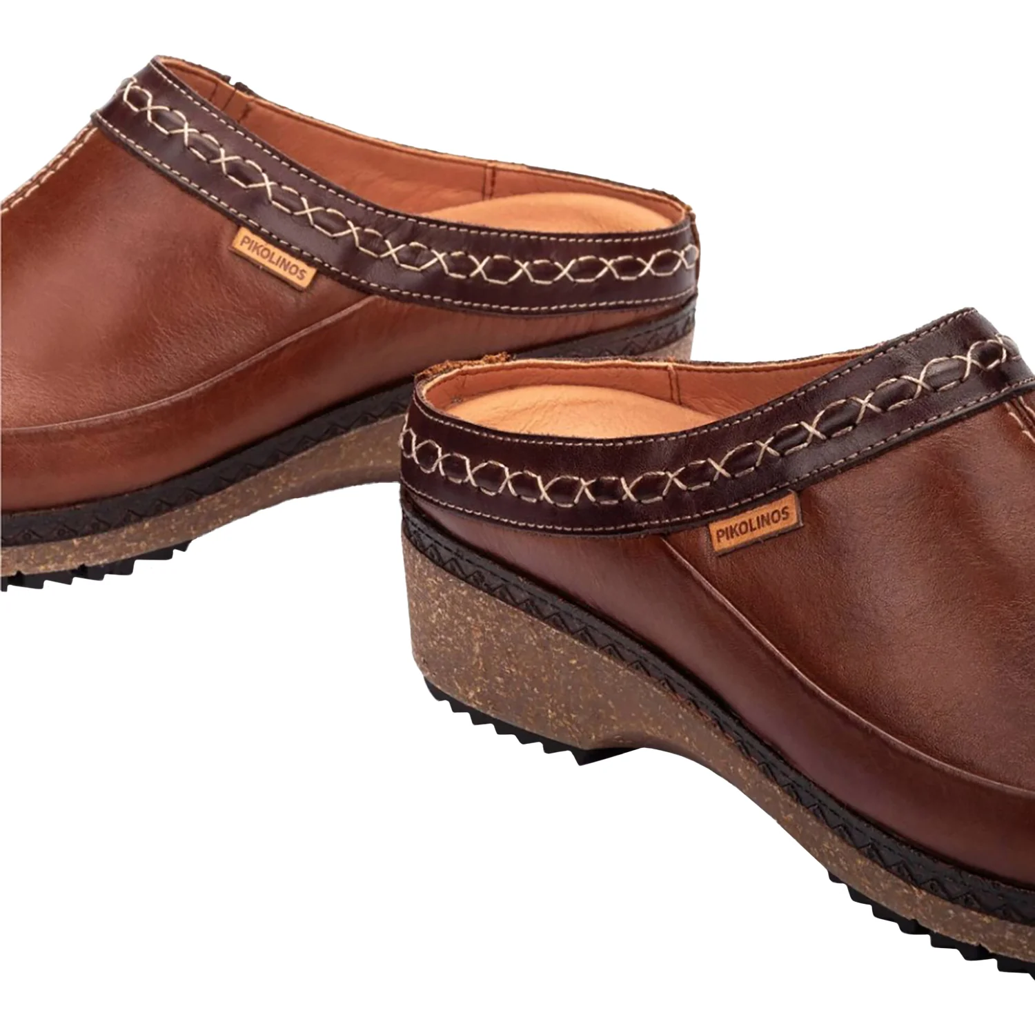 Pikolinos Granada W0W-3922C1 Women's Open Back Clogs Cuero Leather - Image 5