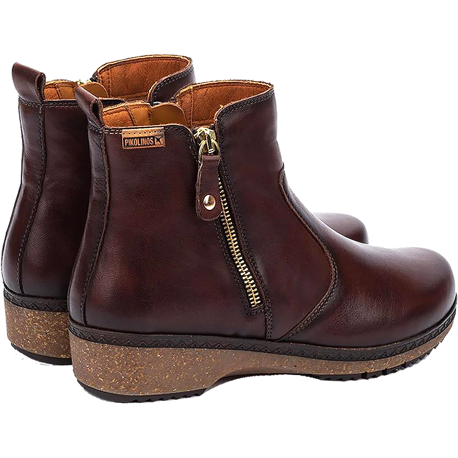 Pikolinos Granada W0W-8988 Women's Ankle Boots Caoba Leather - Image 3