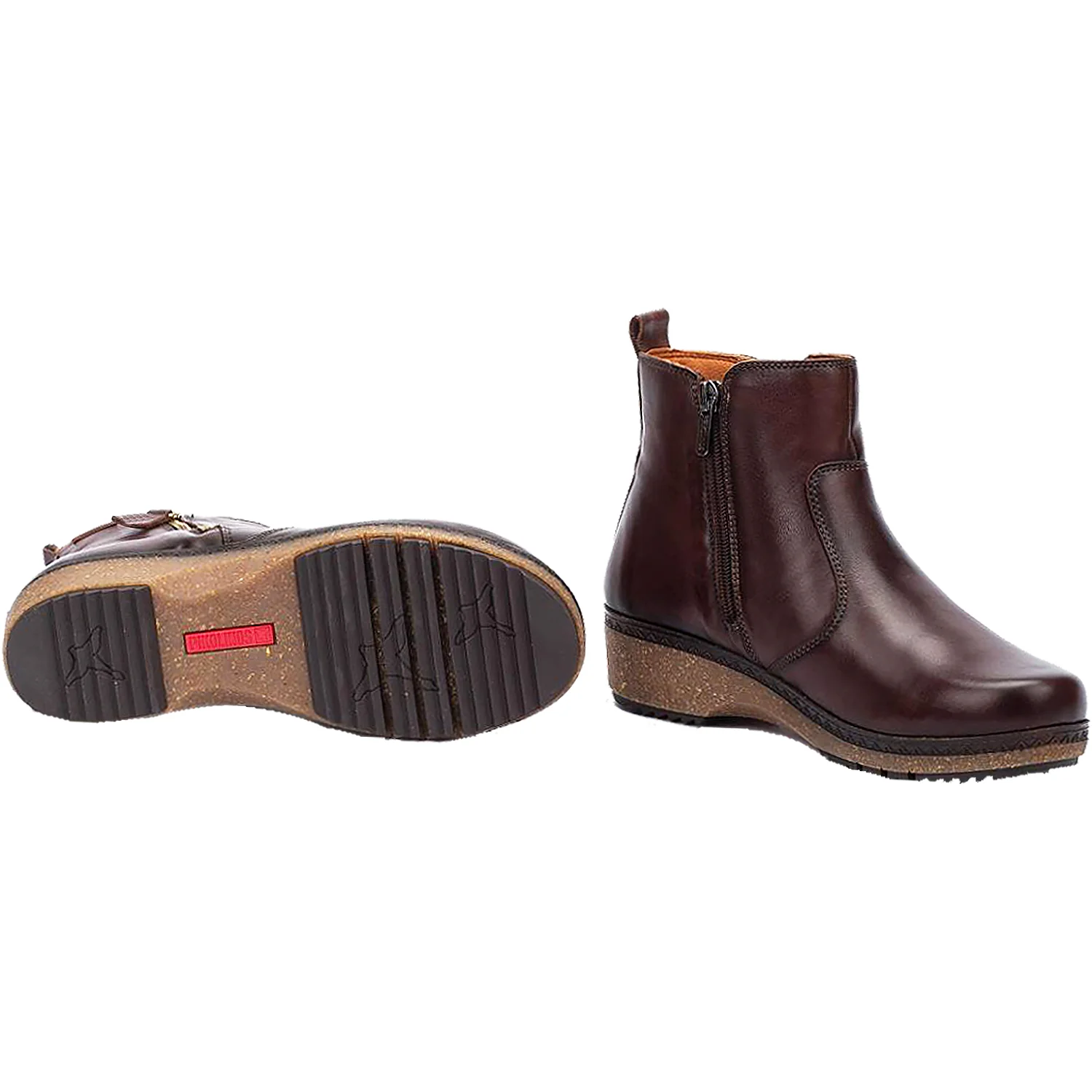 Pikolinos Granada W0W-8988 Women's Ankle Boots Caoba Leather - Image 4