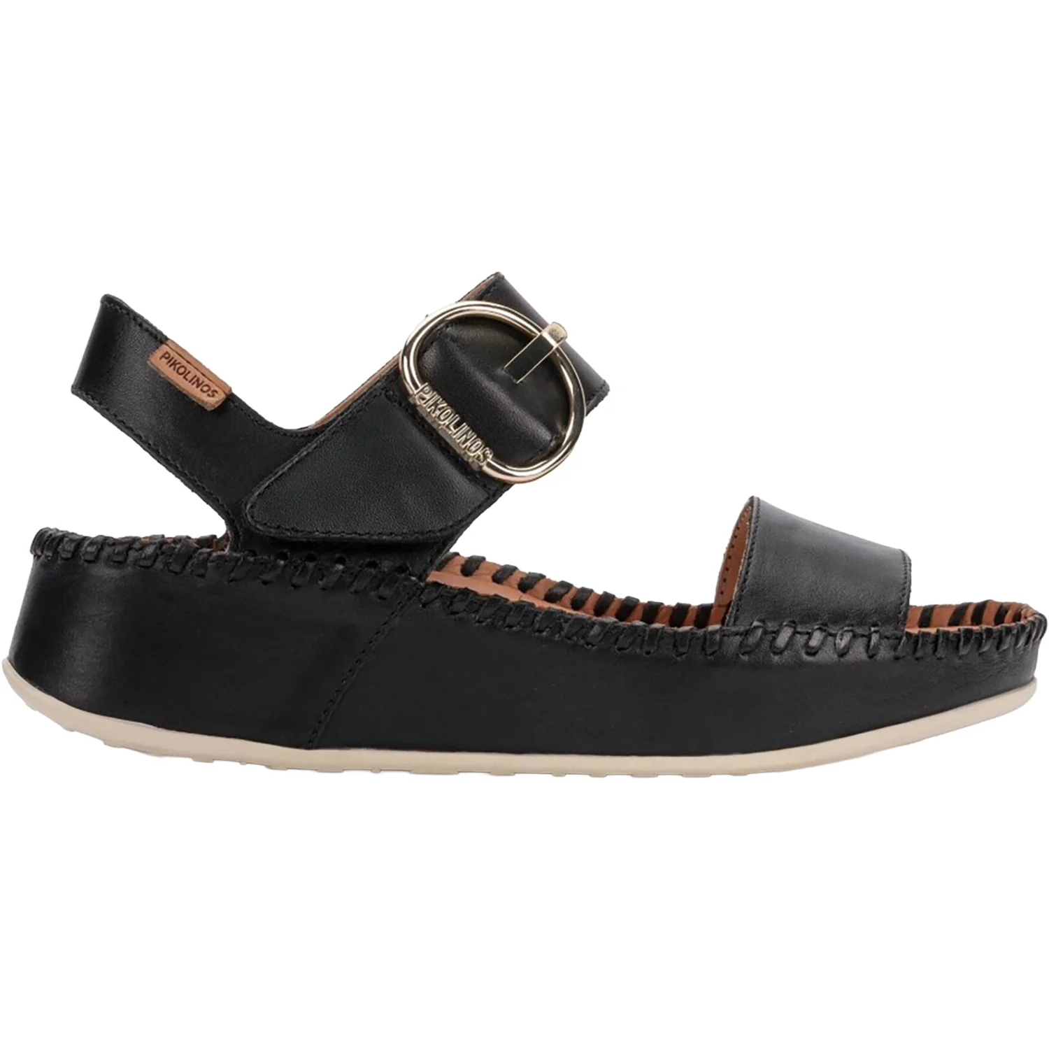 Pikolinos Marina W1C-0709 Women's Wedge Sandals Black