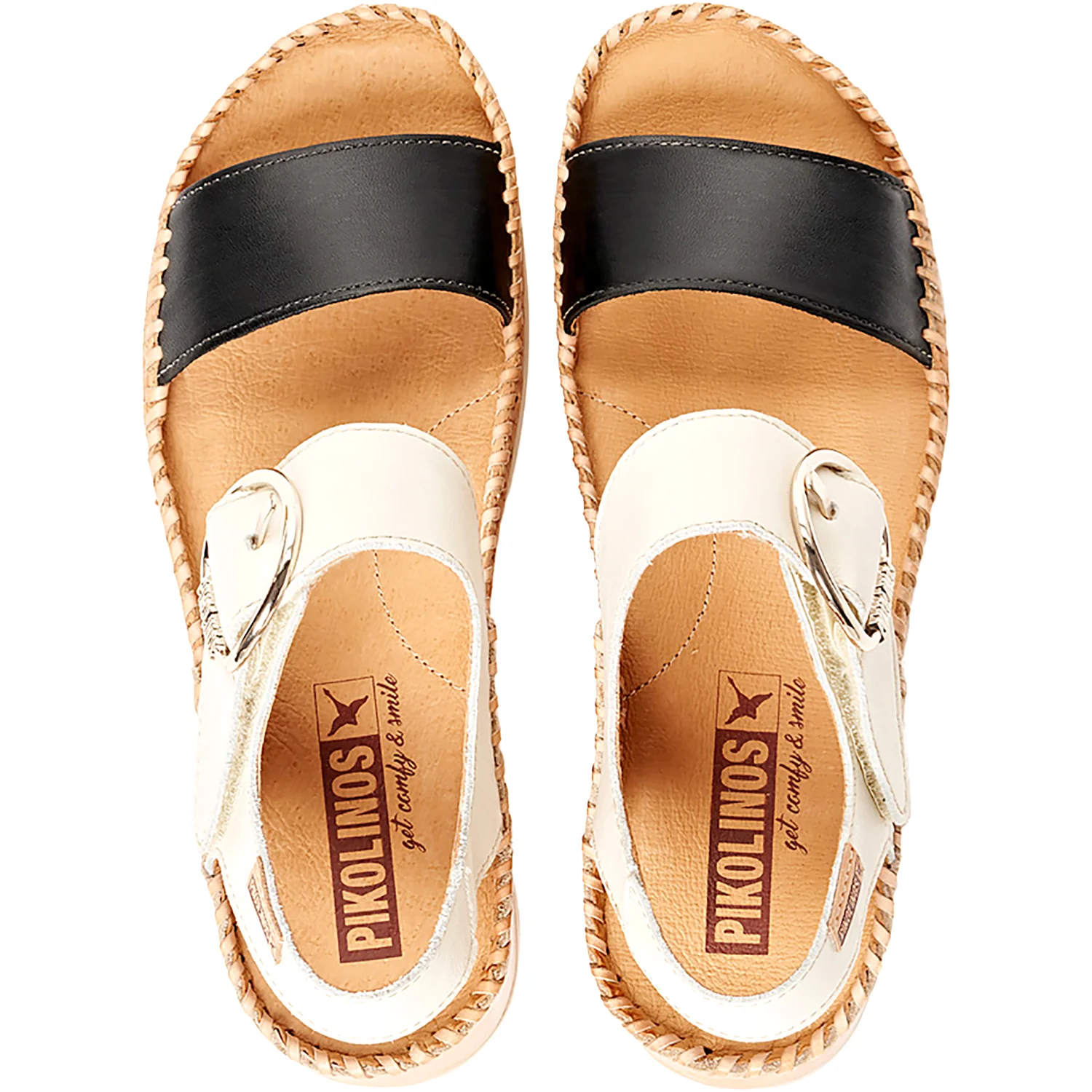 Pikolinos Marina W1C-0709C1 Women's Sandals Black/Nata - Image 2