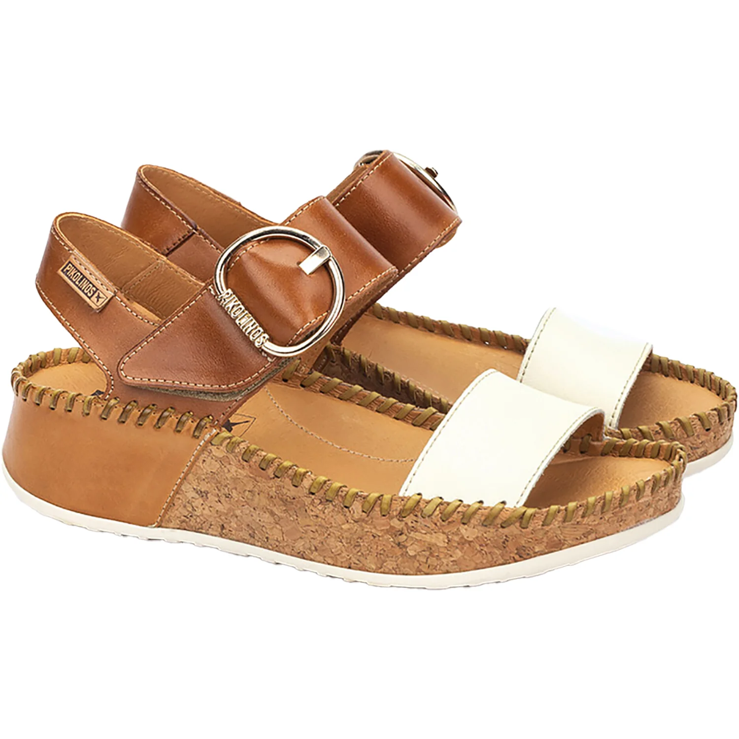 Pikolinos Marina W1C-0709C1 Women's Sandals Nata/Brandy - Image 3