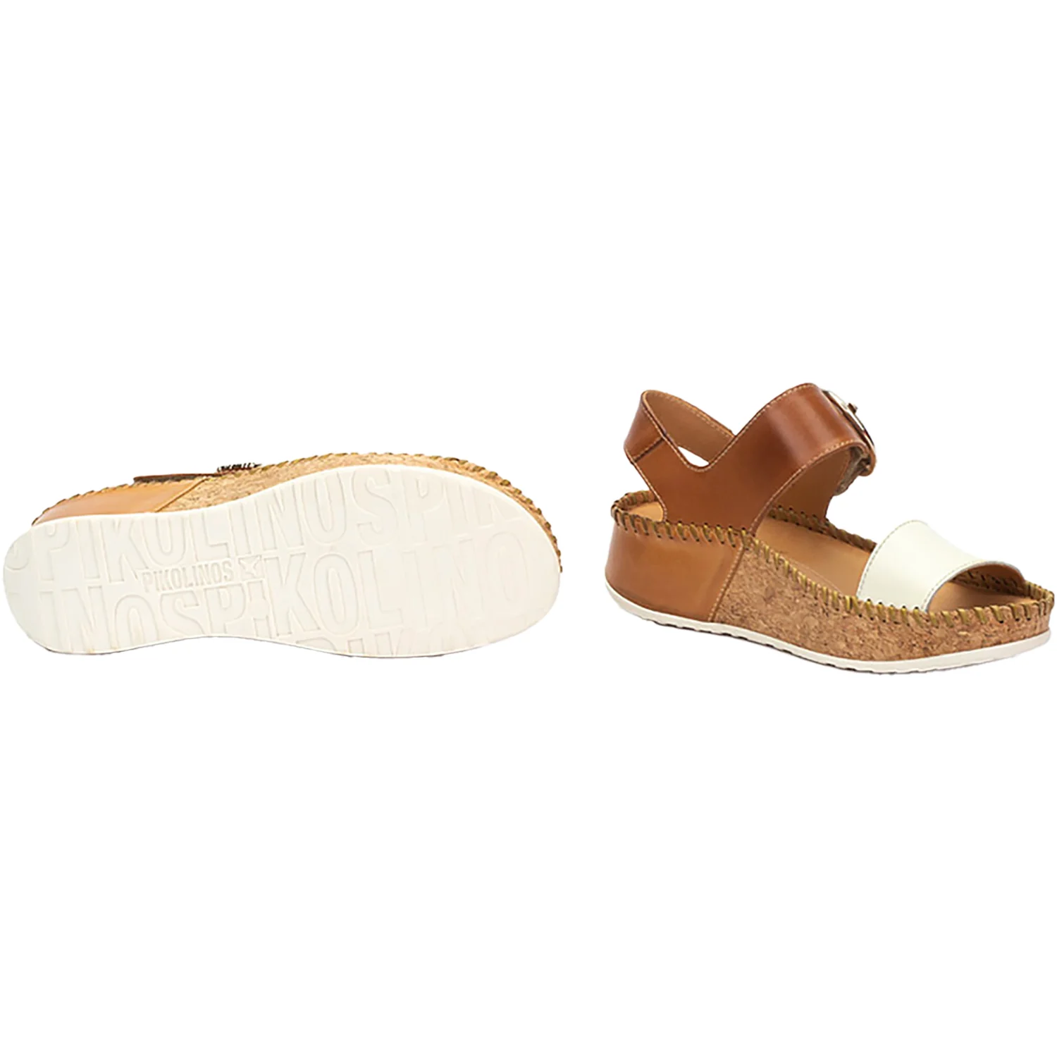 Pikolinos Marina W1C-0709C1 Women's Sandals Nata/Brandy - Image 4