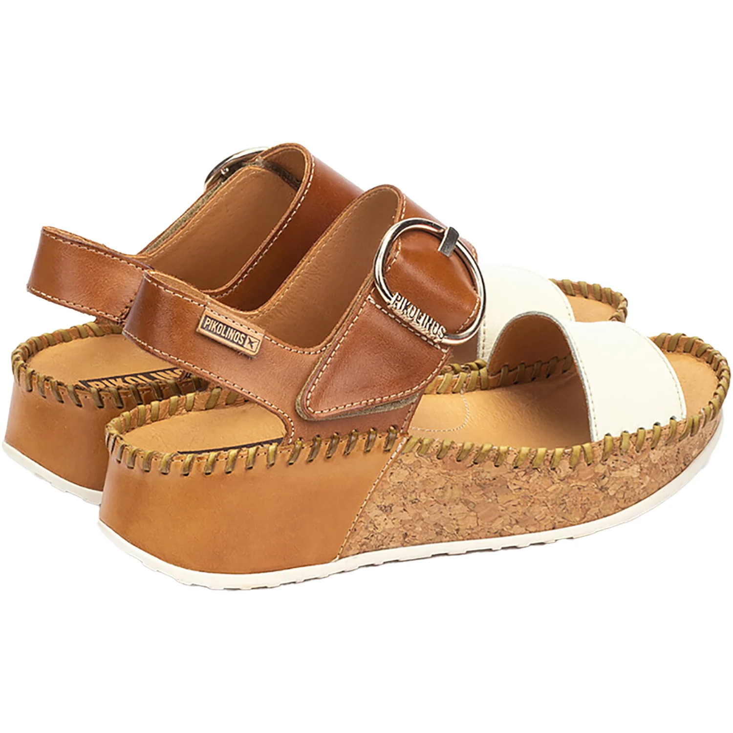 Pikolinos Marina W1C-0709C1 Women's Sandals Nata/Brandy - Image 5