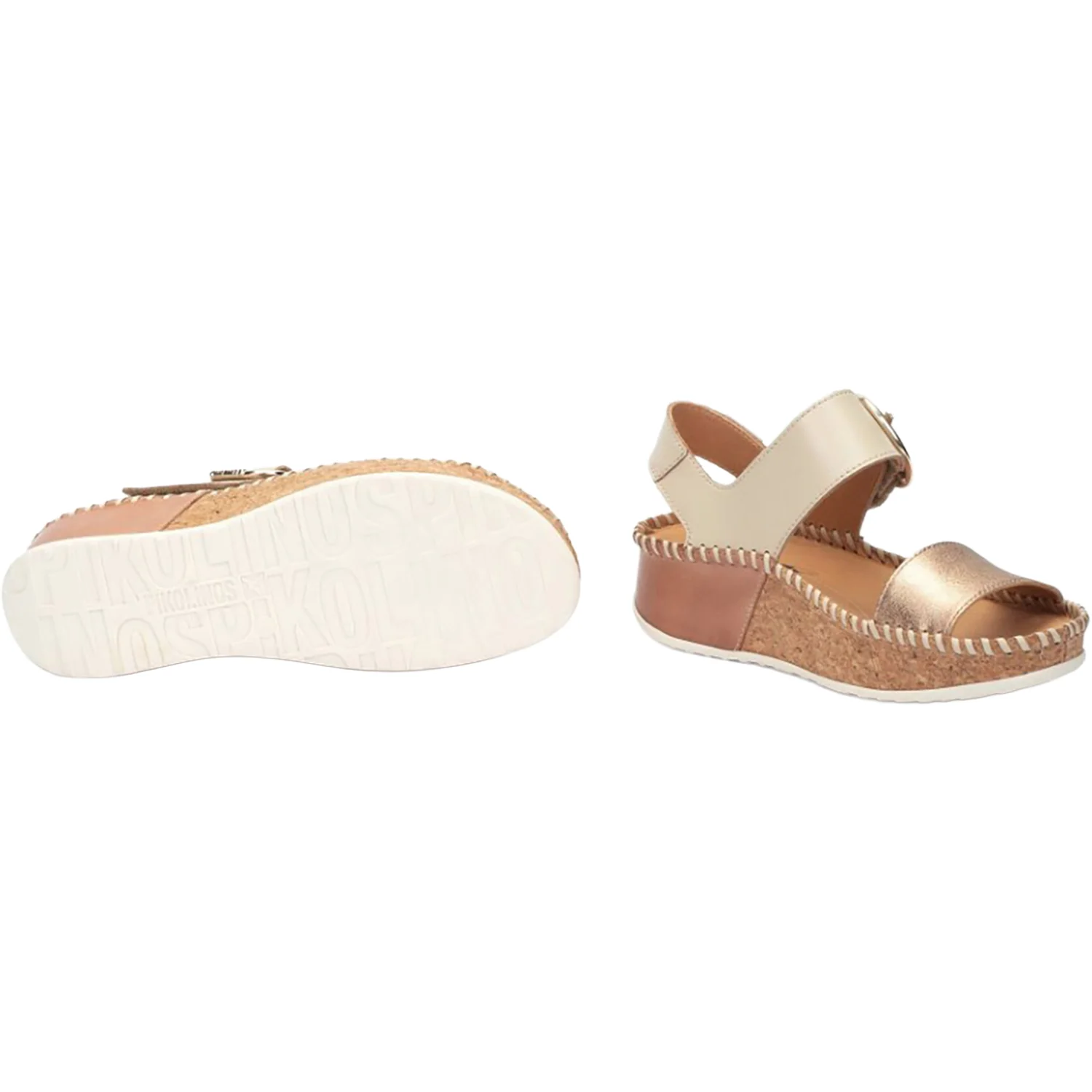 Pikolinos Marina W1C-0709CLC1 Women's Sandals Champagne - Image 3