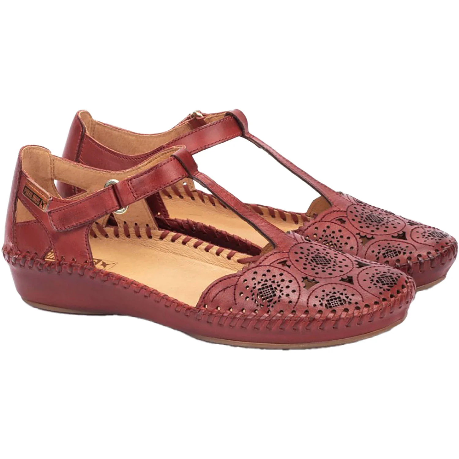 Pikolinos P Vallarta 655-0734 Women's Shoes Sandia Leather - Image 3