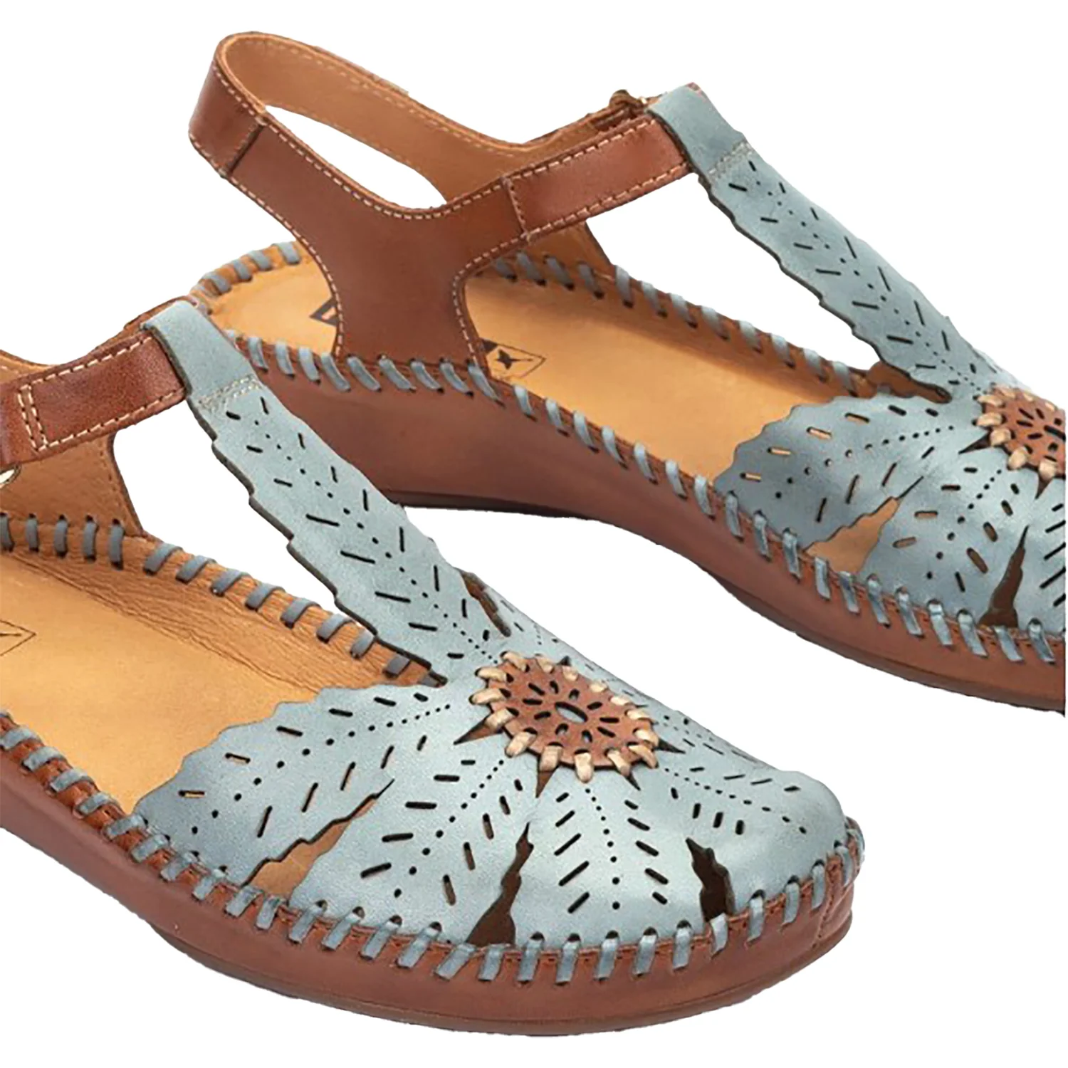 Pikolinos P Vallarta 655-0841C1 Women's Sandals Denim - Image 4