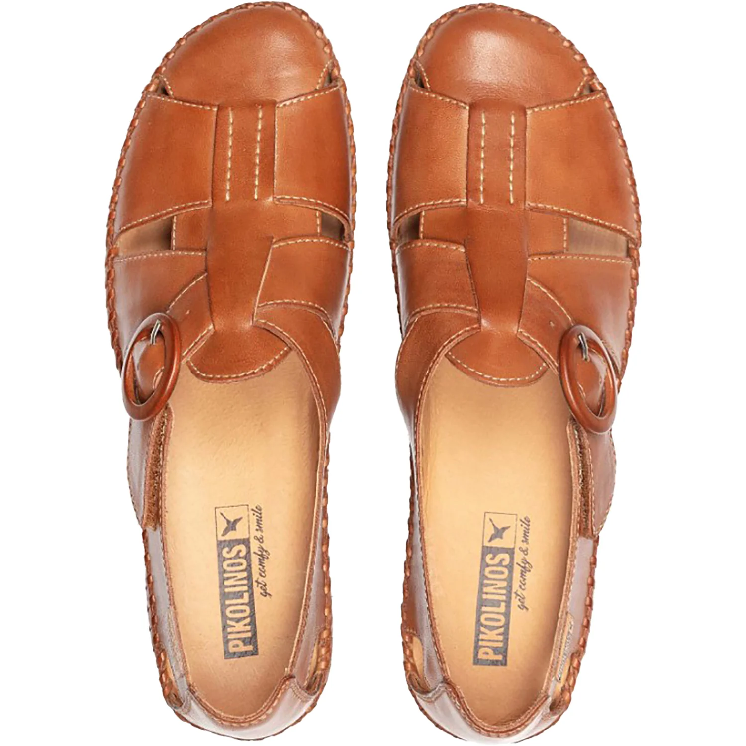 Pikolinos P Vallarta 655-0845 Women's Sandals Brandy - Image 2