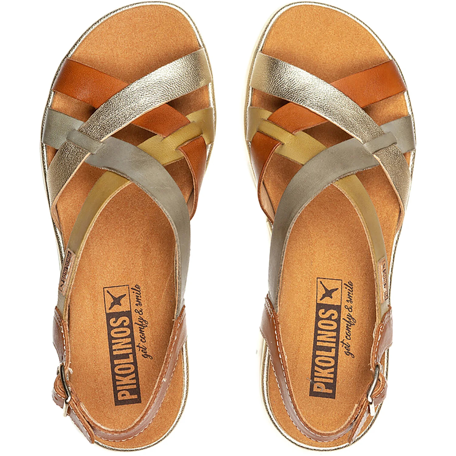 Pikolinos Palma W4N-0650C1 Women's Wedge Sandals Brandy - Image 2