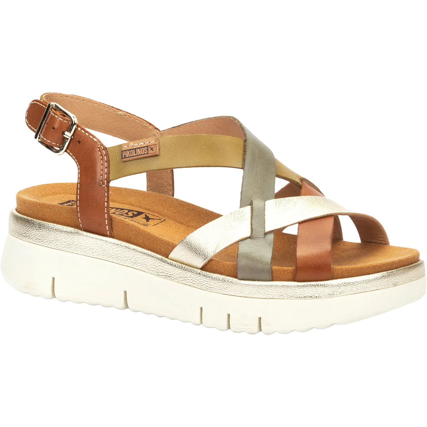 Pikolinos Palma W4N-0650C1 Women's Wedge Sandals Brandy - Image 4
