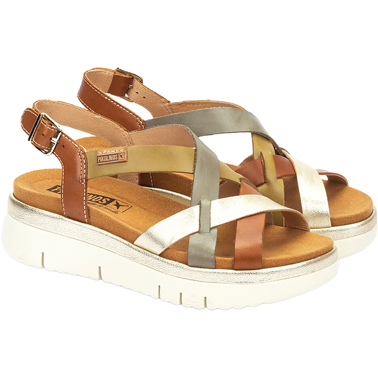 Pikolinos Palma W4N-0650C1 Women's Wedge Sandals Brandy - Image 6