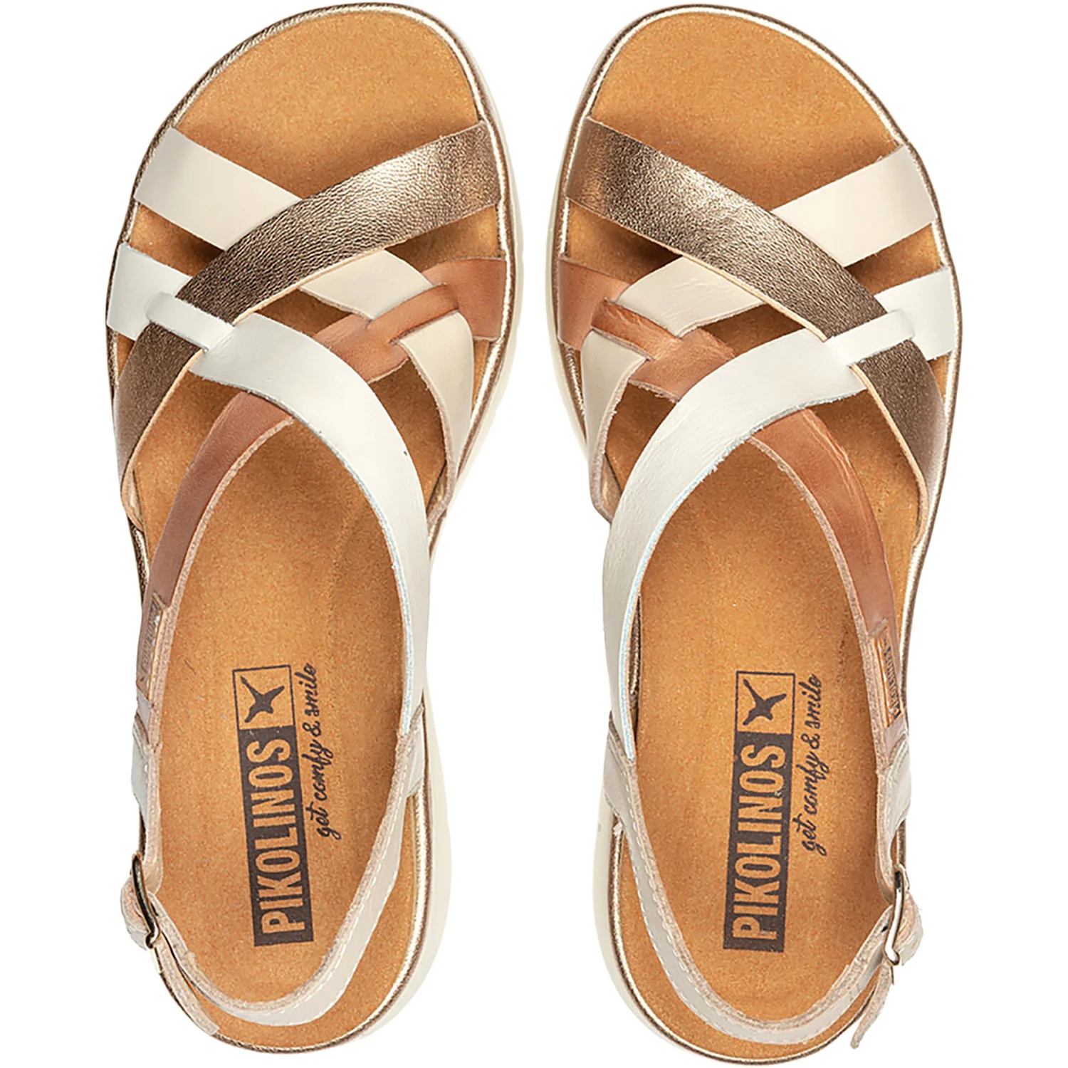 Pikolinos Palma W4N-0650C1 Women's Wedge Sandals Marfil - Image 2