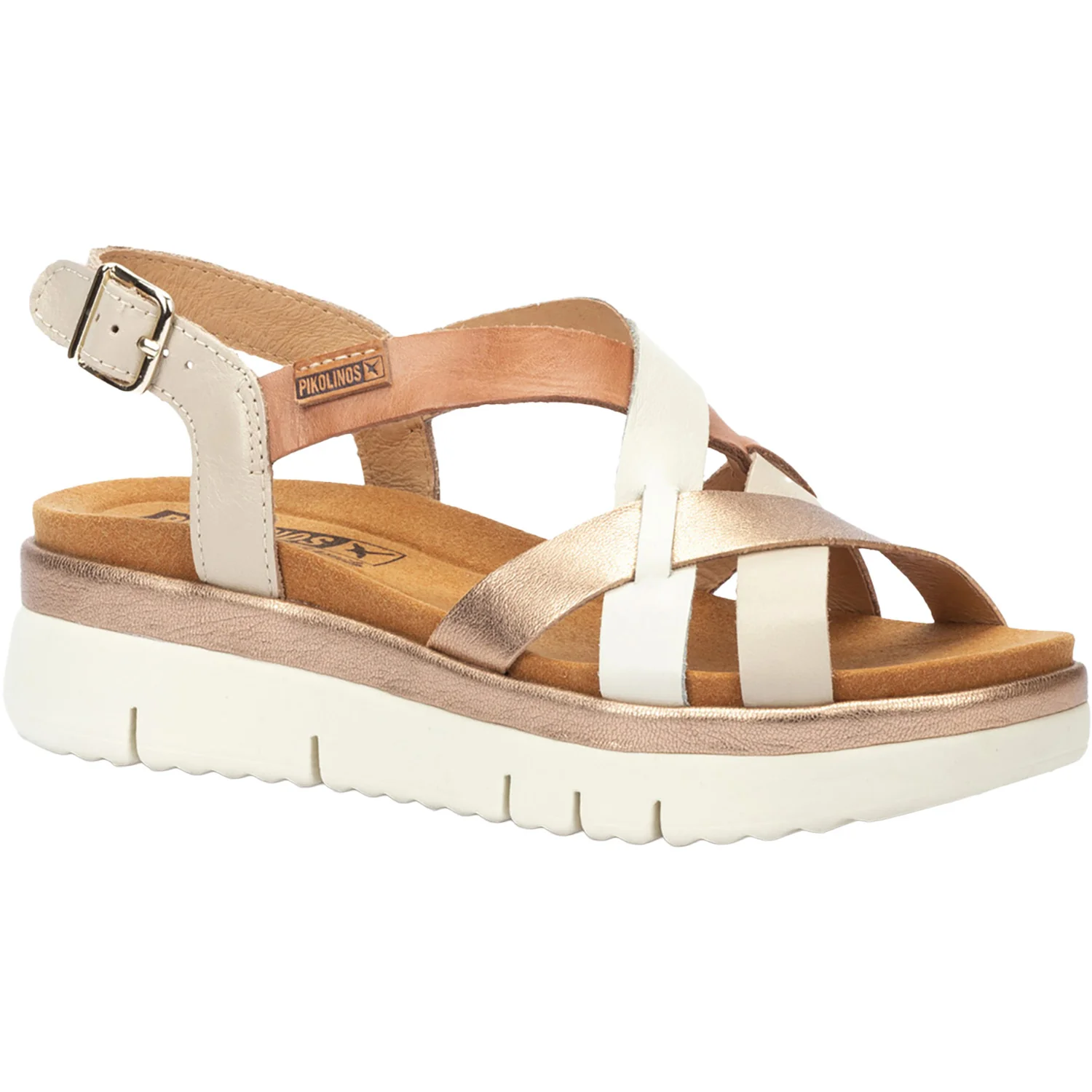 Pikolinos Palma W4N-0650C1 Women's Wedge Sandals Marfil - Image 4