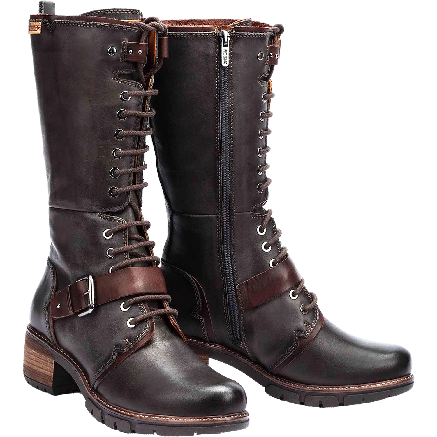 Pikolinos San Sebastian W1T-9624 Women's Tall Boots Lead Leather - Image 2