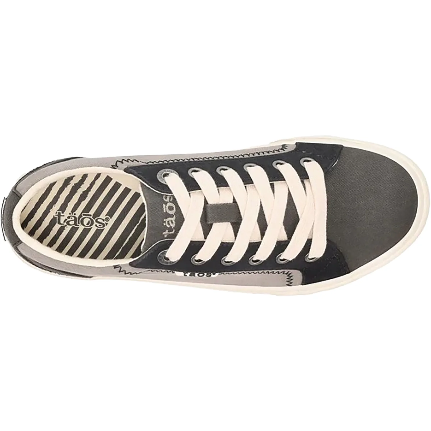Plim Soul Women's Sporty Lace Up Shoes Black/Graphite Multi - Image 2