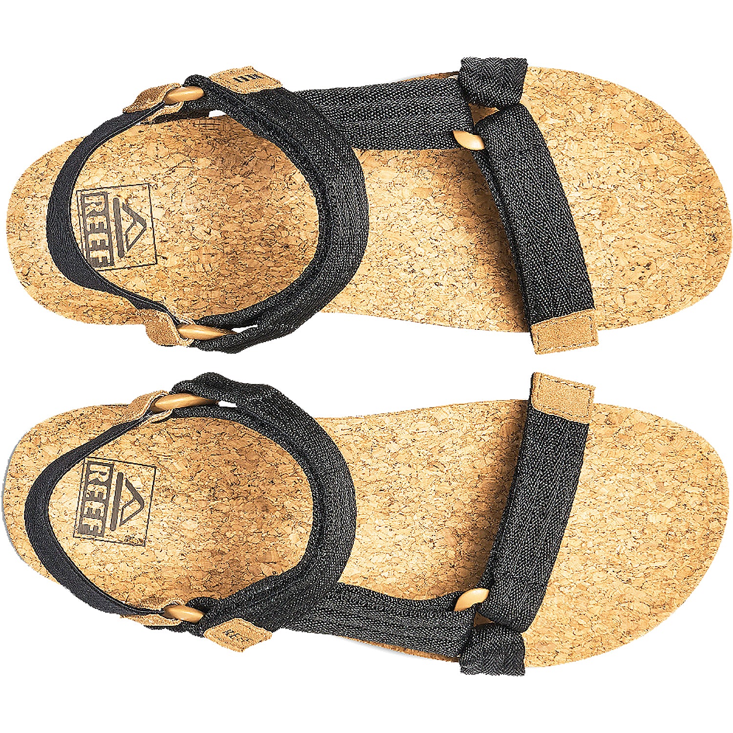 Reef Cushion Rem Hi Women's Ankle Strap Sandals Black/Tan Synthetic - Image 2