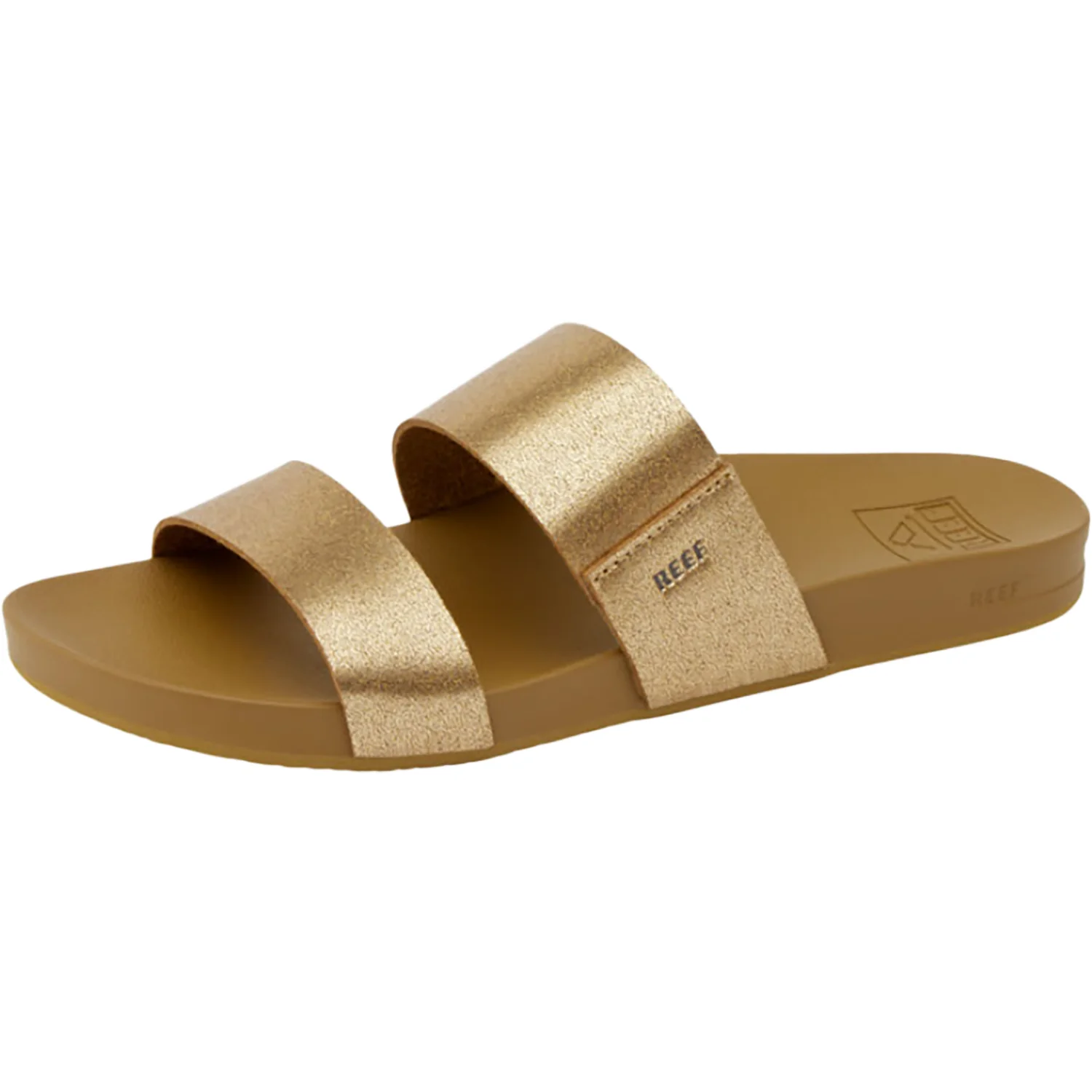 Reef Cushion Vista Women's Slide Sandals Copper/Tan Synthetic - Image 3