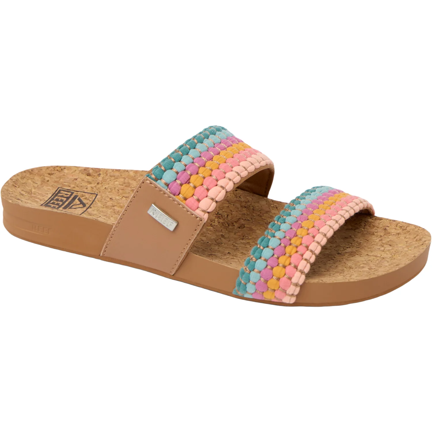 Reef Cushion Vista Women's Slide Sandals Sherbet Multi - Image 5