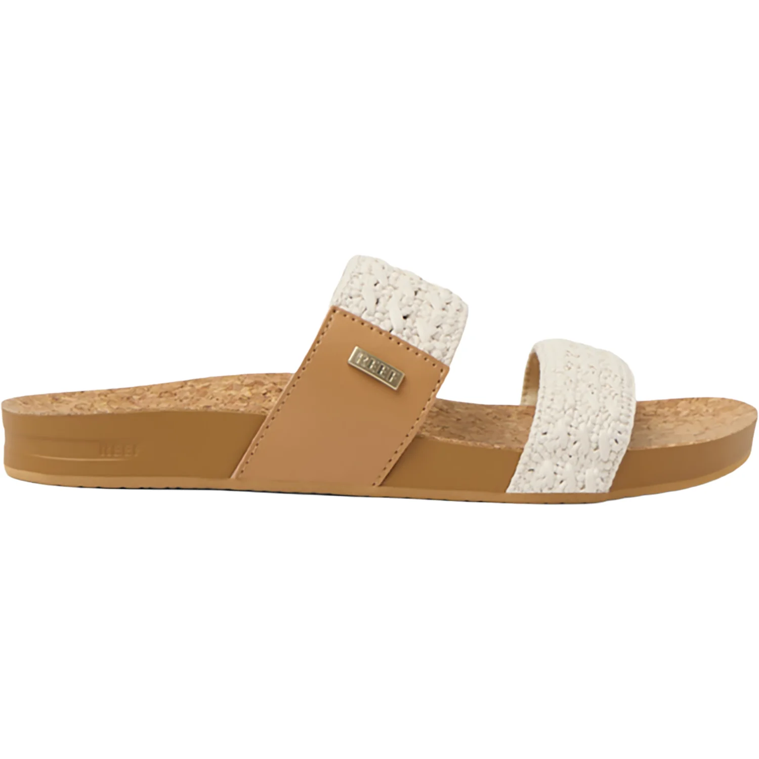 Reef Cushion Vista Women's Slide Sandals Vintage Textile
