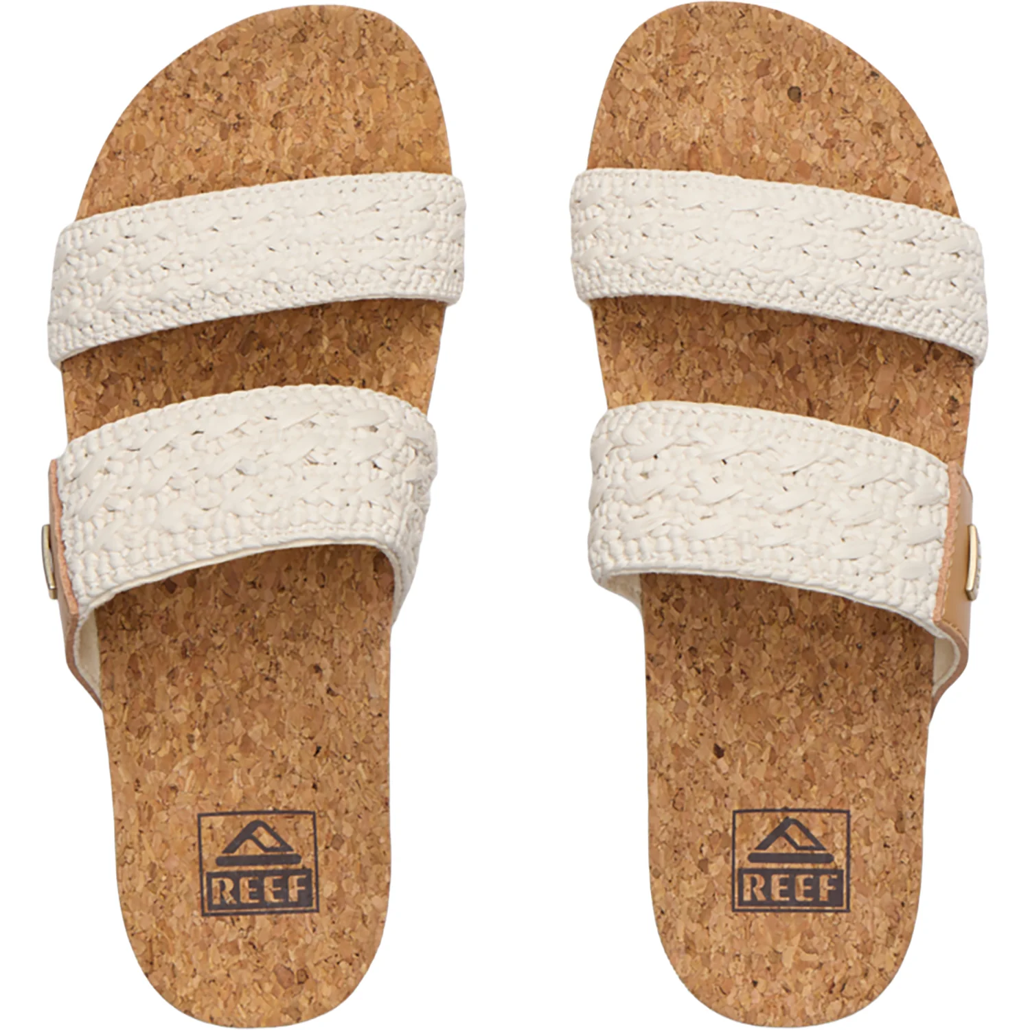 Reef Cushion Vista Women's Slide Sandals Vintage Textile - Image 2