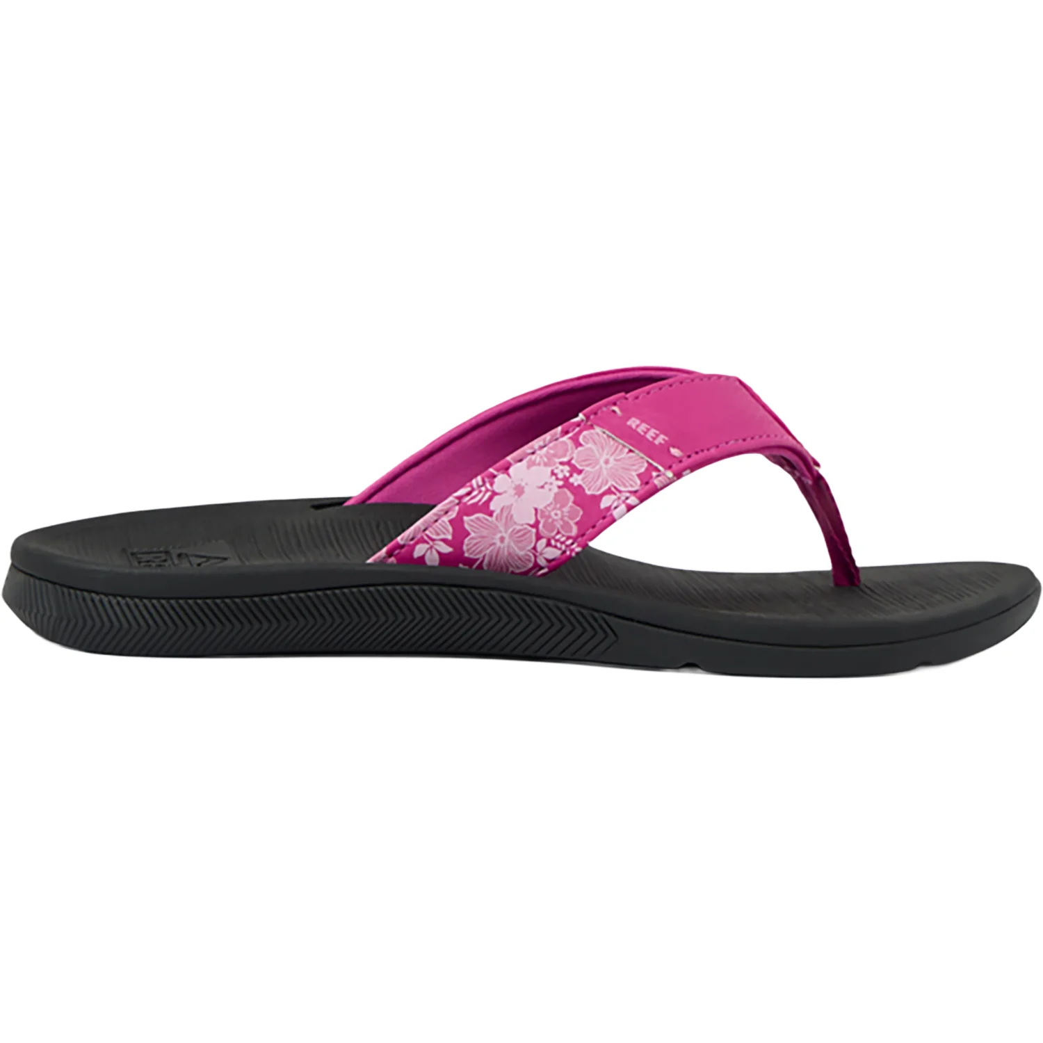 Reef Santa Ana Women's Thong Sandals Fuchsia Red/Black