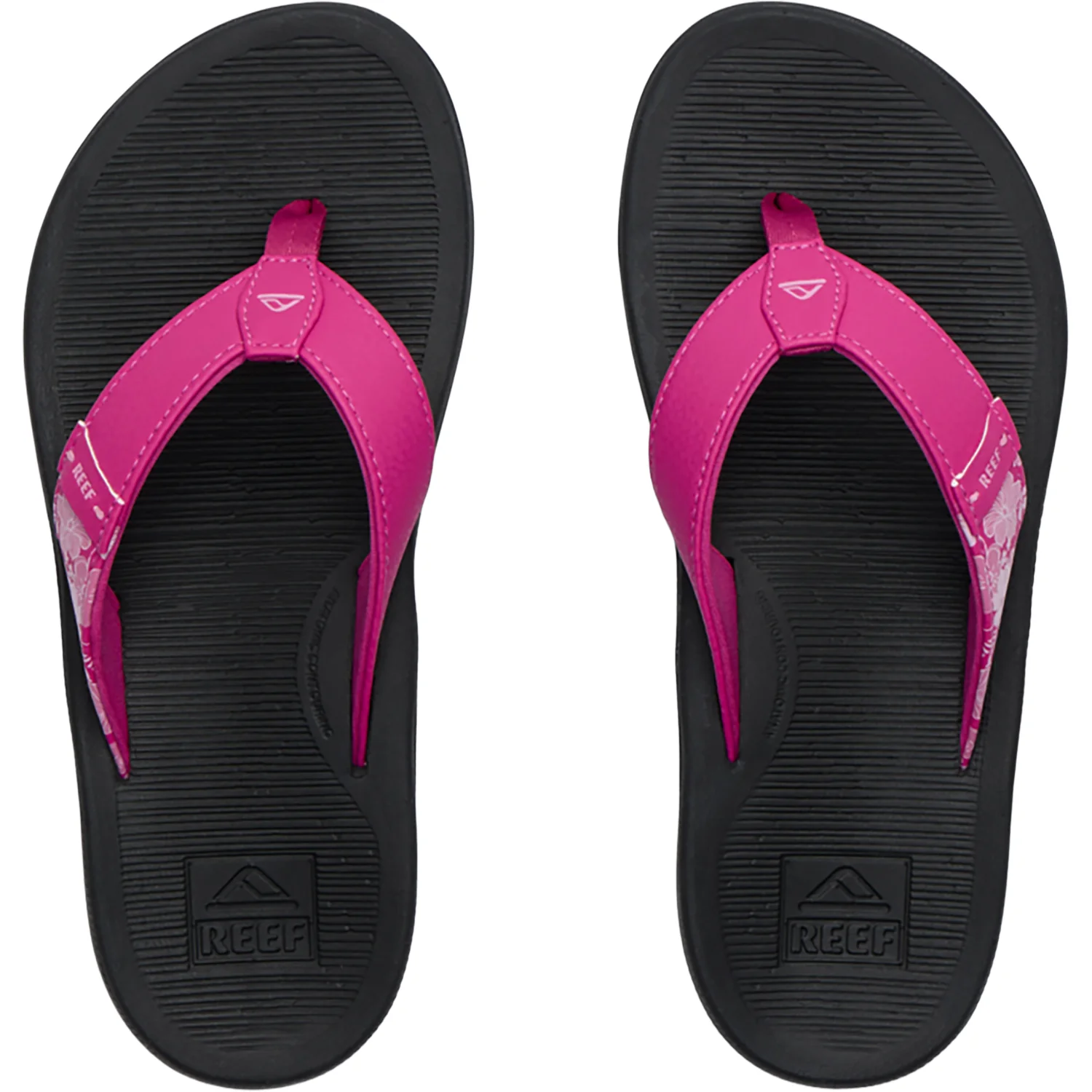 Reef Santa Ana Women's Thong Sandals Fuchsia Red/Black - Image 2