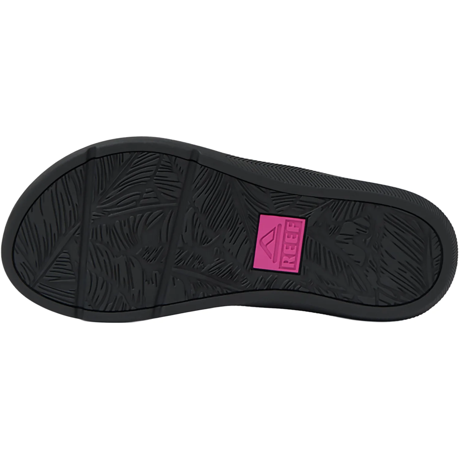 Reef Santa Ana Women's Thong Sandals Fuchsia Red/Black - Image 3