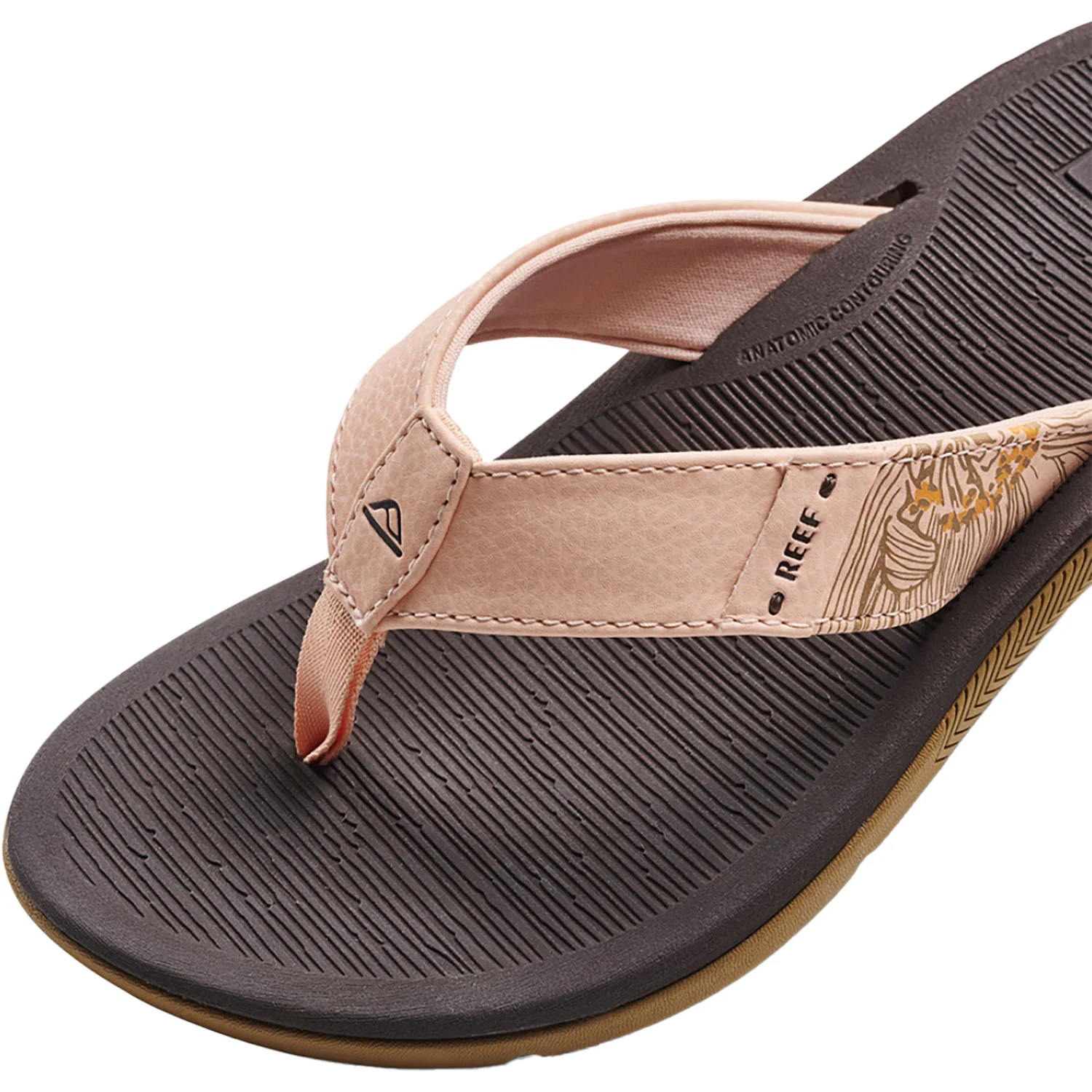 Reef Santa Ana Women's Thong Sandals Peach Parfait Synthetic - Image 3