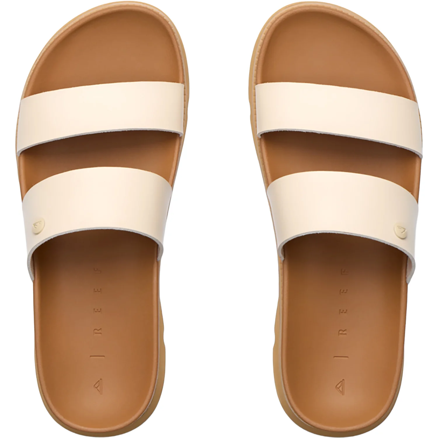 Reef Vista Luxe Thea Women's Slide Sandals Parchment - Image 2
