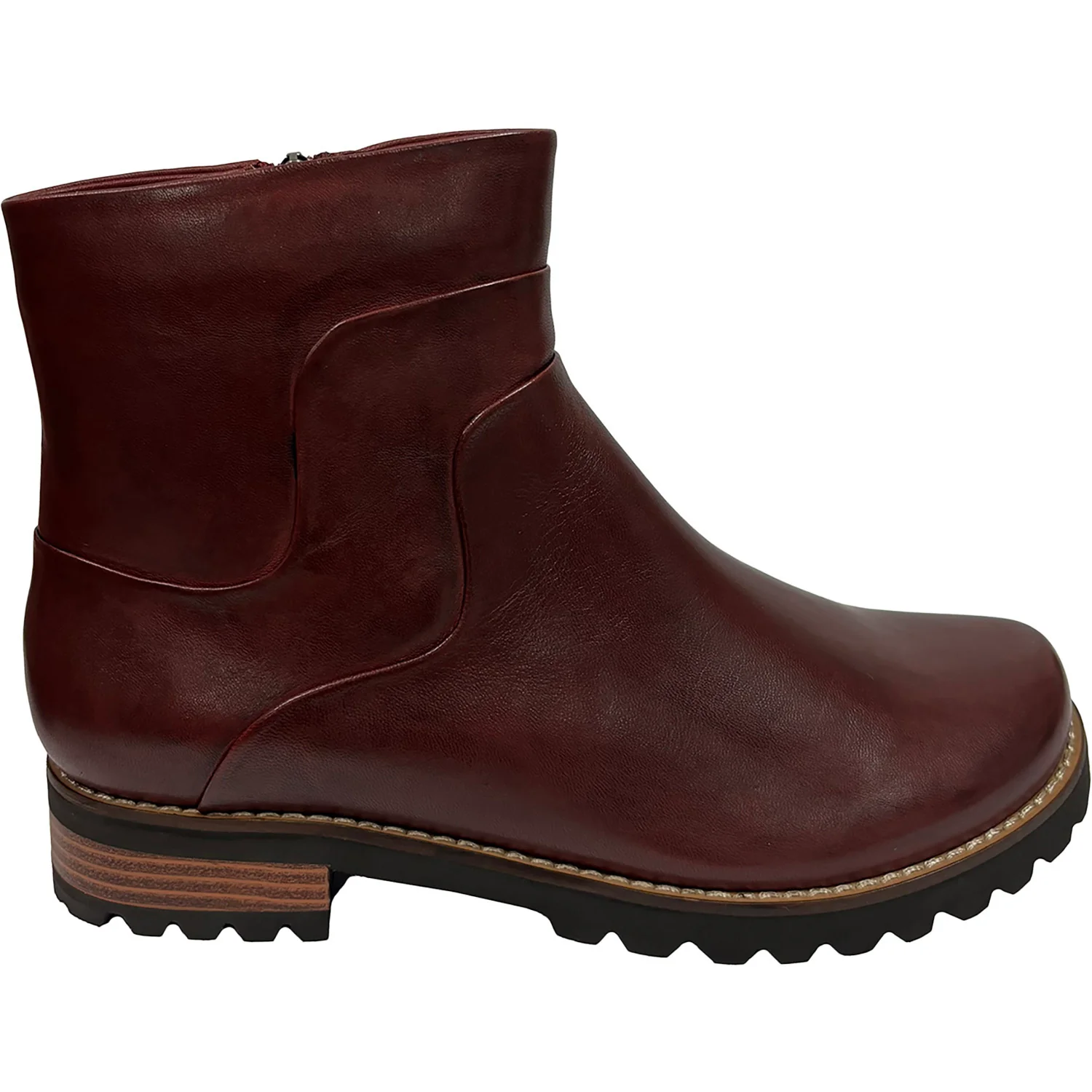 Regarde le Ciel Layla-10 008 Women's Boots Sangria Leather