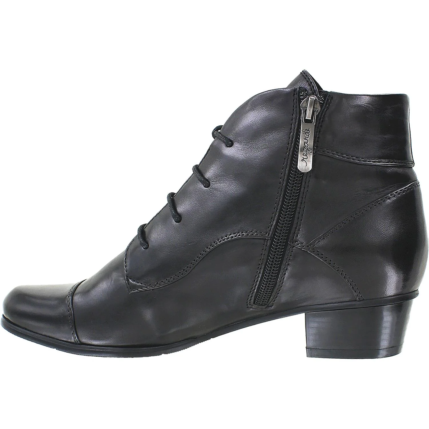 Regarde Le Ciel Stefany-123 Women's Ankle Boots Black Glove Leather - Image 3