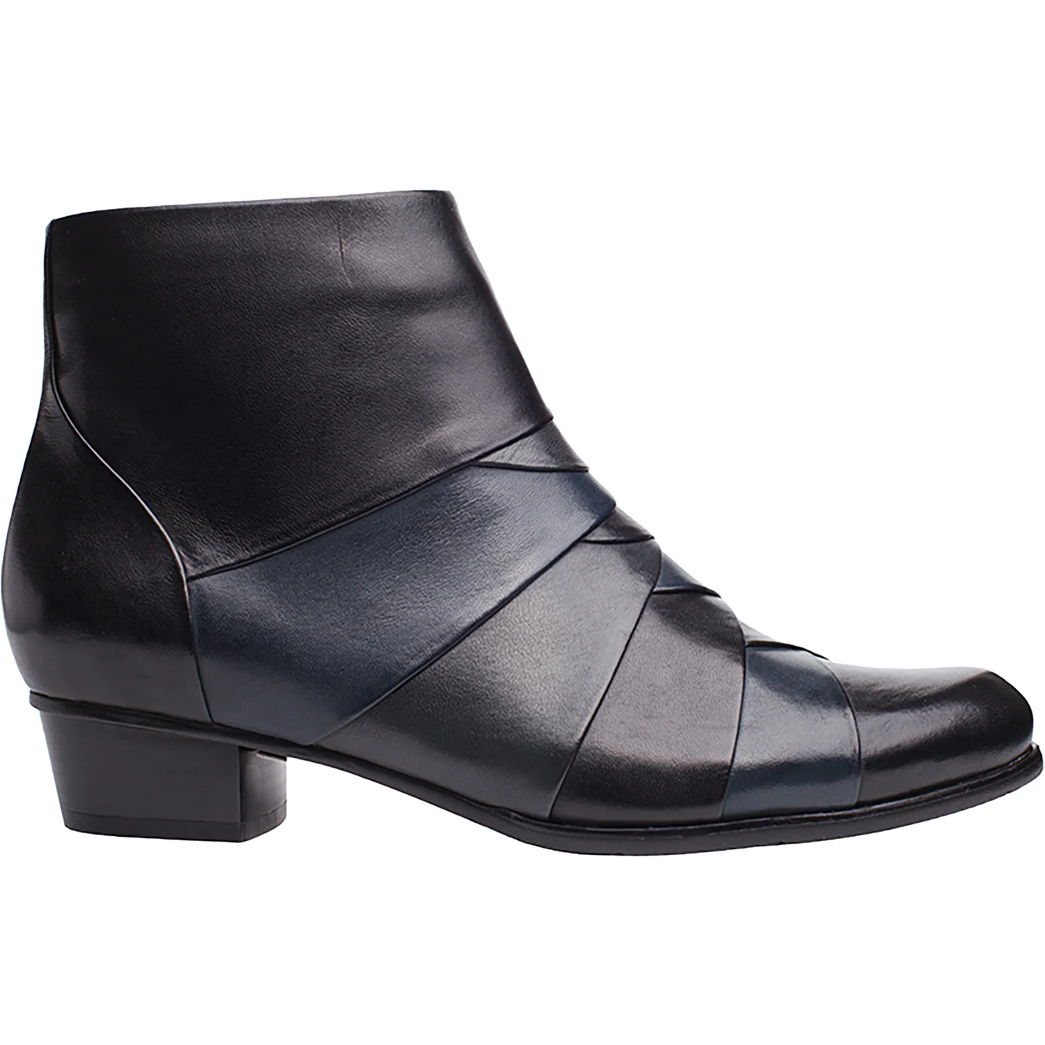 Regarde Le Ciel Stefany-172 166 Women's Boots Black/Navy Combi Leather