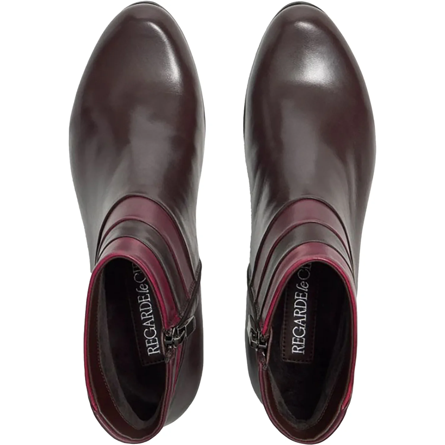 Regarde Le Ciel Stefany-390 Women's Boots TDM/Vino/Sangria Leather - Image 2