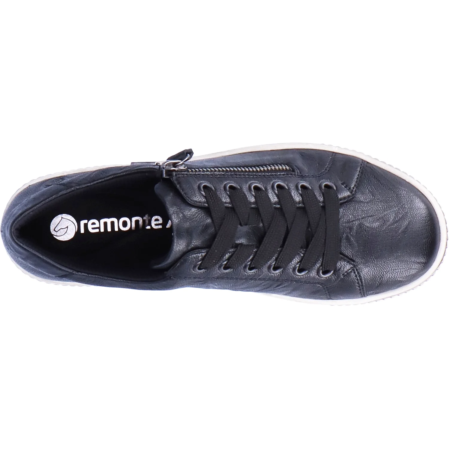 Remonte D0700-00 Maditta 00 Women's Sneakers Black Leather - Image 2