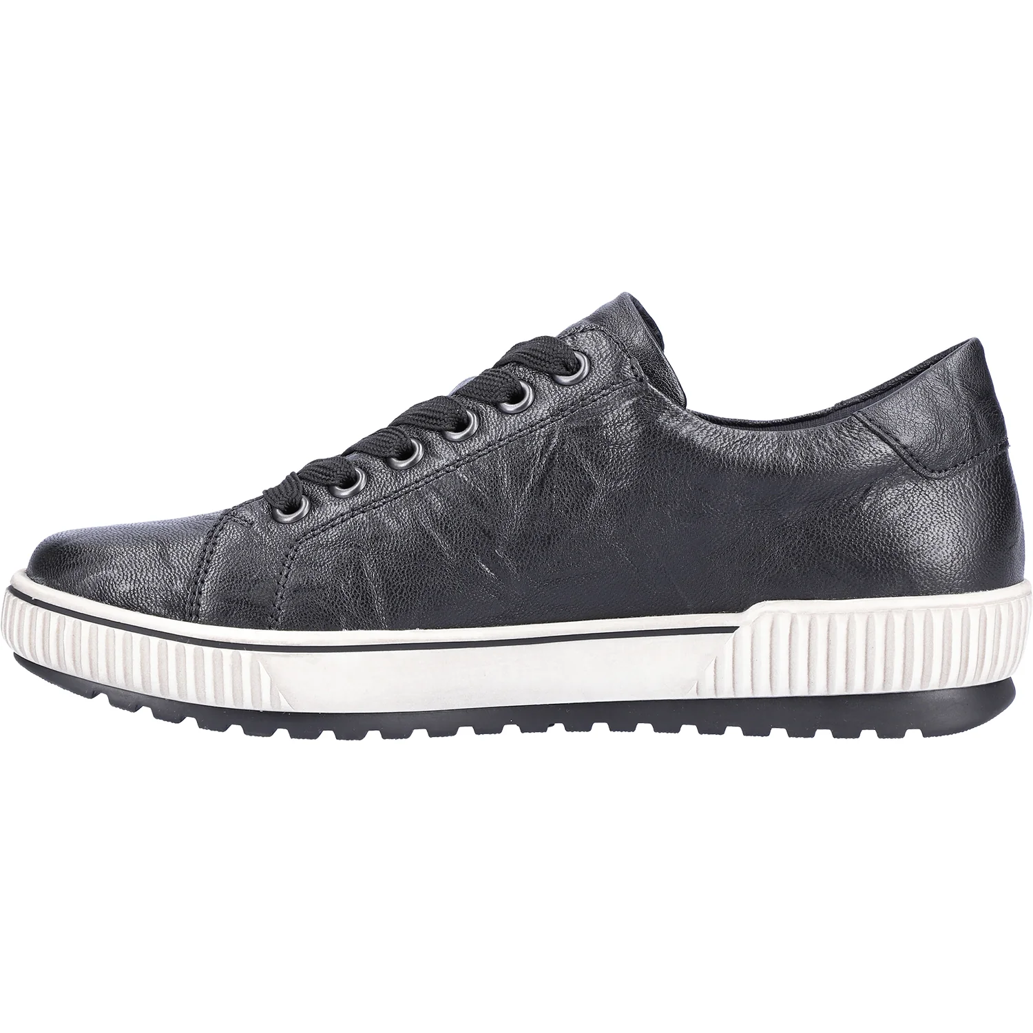 Remonte D0700-00 Maditta 00 Women's Sneakers Black Leather - Image 3
