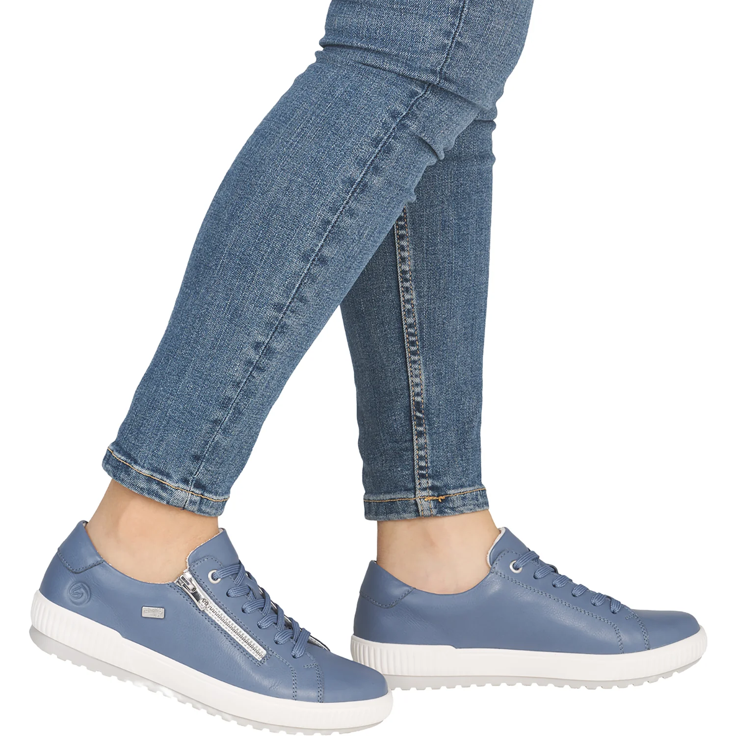 Remonte D0700-16 Maditta Women's Lace Up Shoes Jeans Leather - Image 7