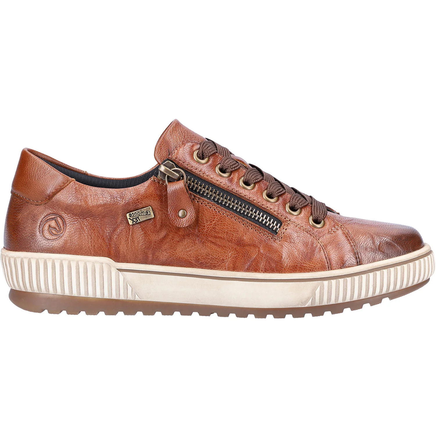 Remonte D0700-22 Maditta 00 Women's Waterproof Sneakers Cuoio Leather