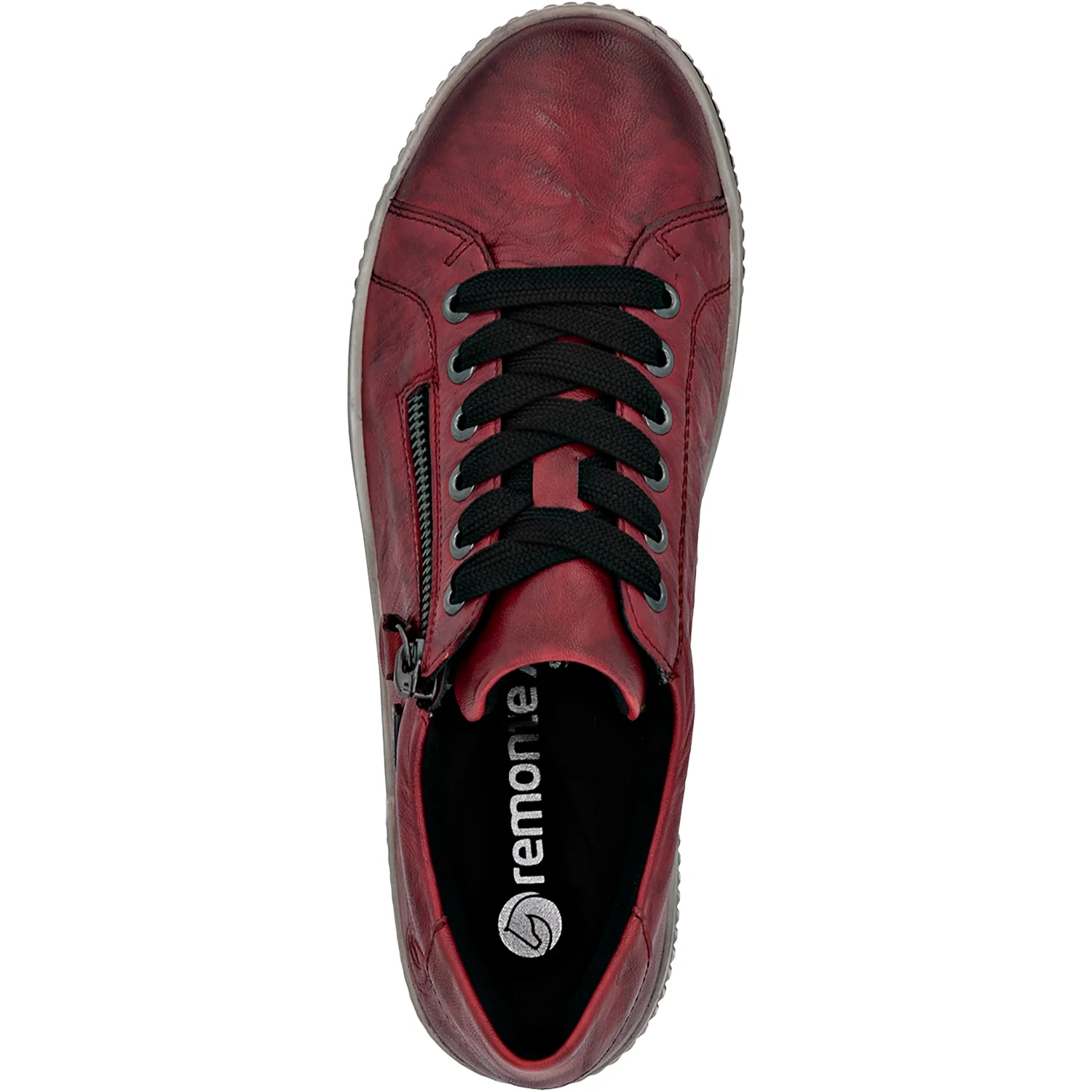Remonte D0700-36 Maditta Women's Sporty Lace Up Shoes Mohn/Mohn Leather - Image 2