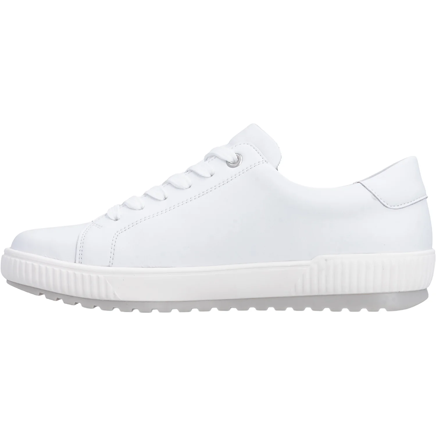 Remonte D0700-80 Maditta Women's Lace Up Shoes White Leather - Image 3