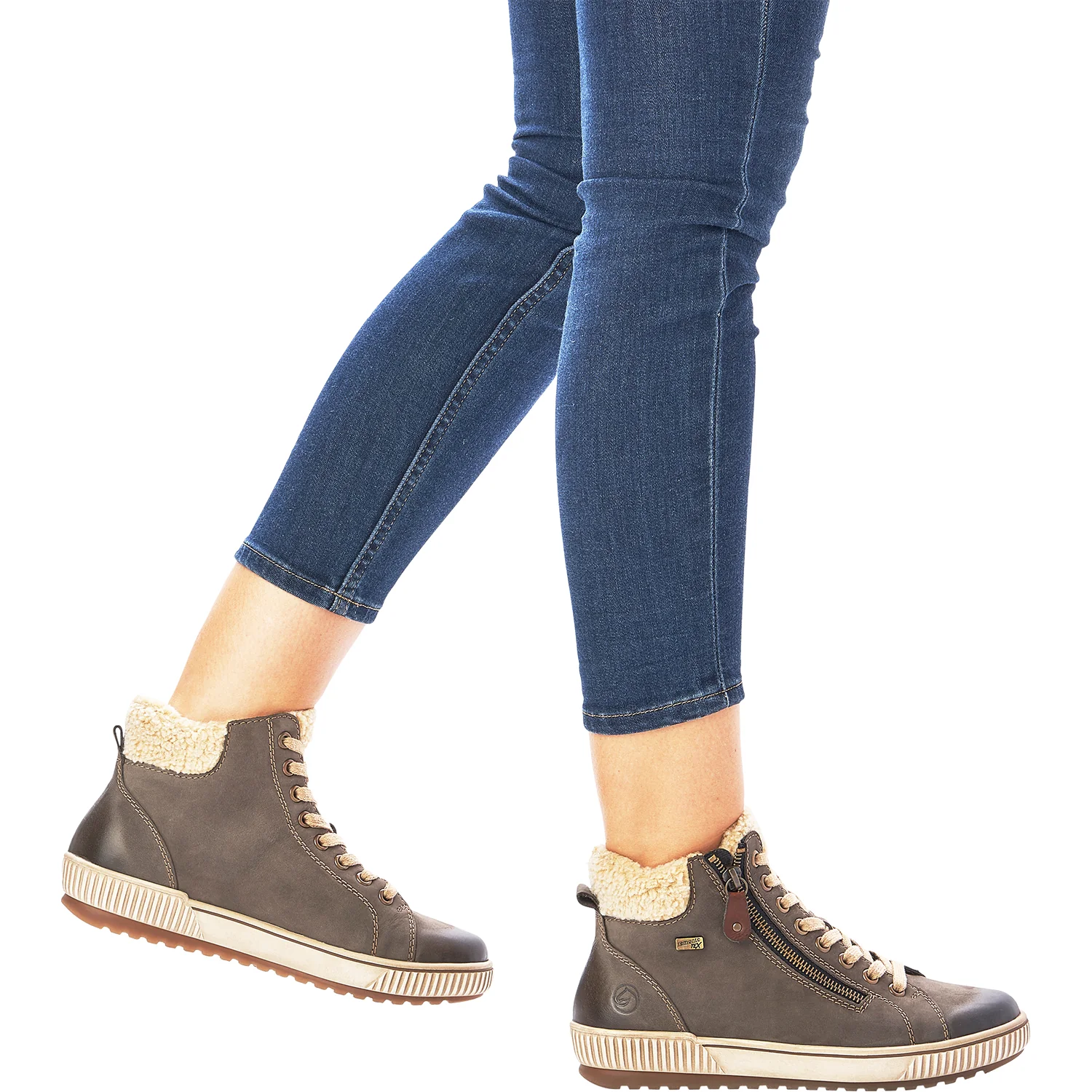 Remonte D0770-45 Maditta 70 Women's Boots Smoke Leather - Image 4