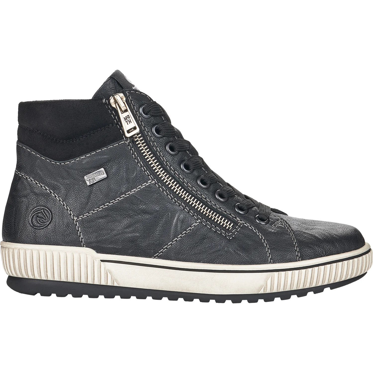 Remonte D0772-01 Maditta 72 Women's Sneakers Black Leather
