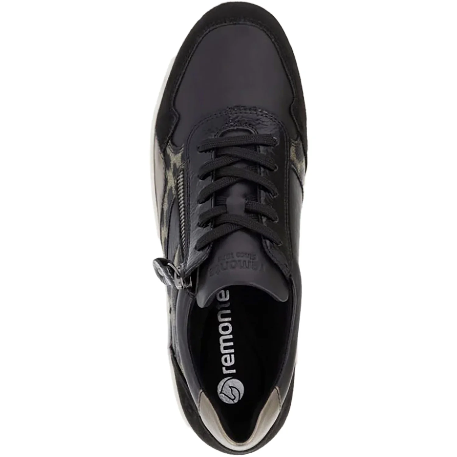Remonte D0J04-03 Women's Sneakers Schwarz/Bronze Synthetic - Image 2