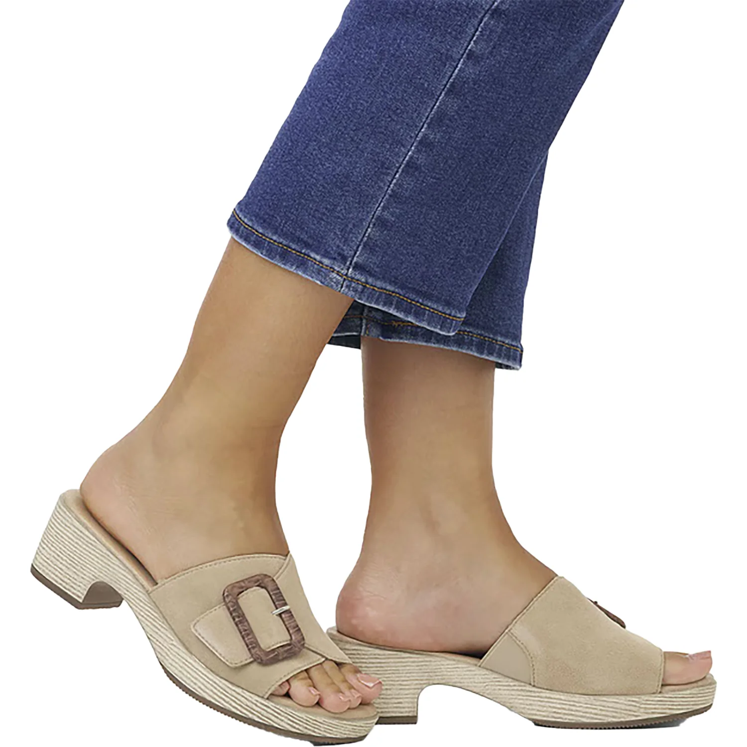 Remonte D0N56-60 Jerilyn 56 Women's Wedge Sandals Sand Suede - Image 5