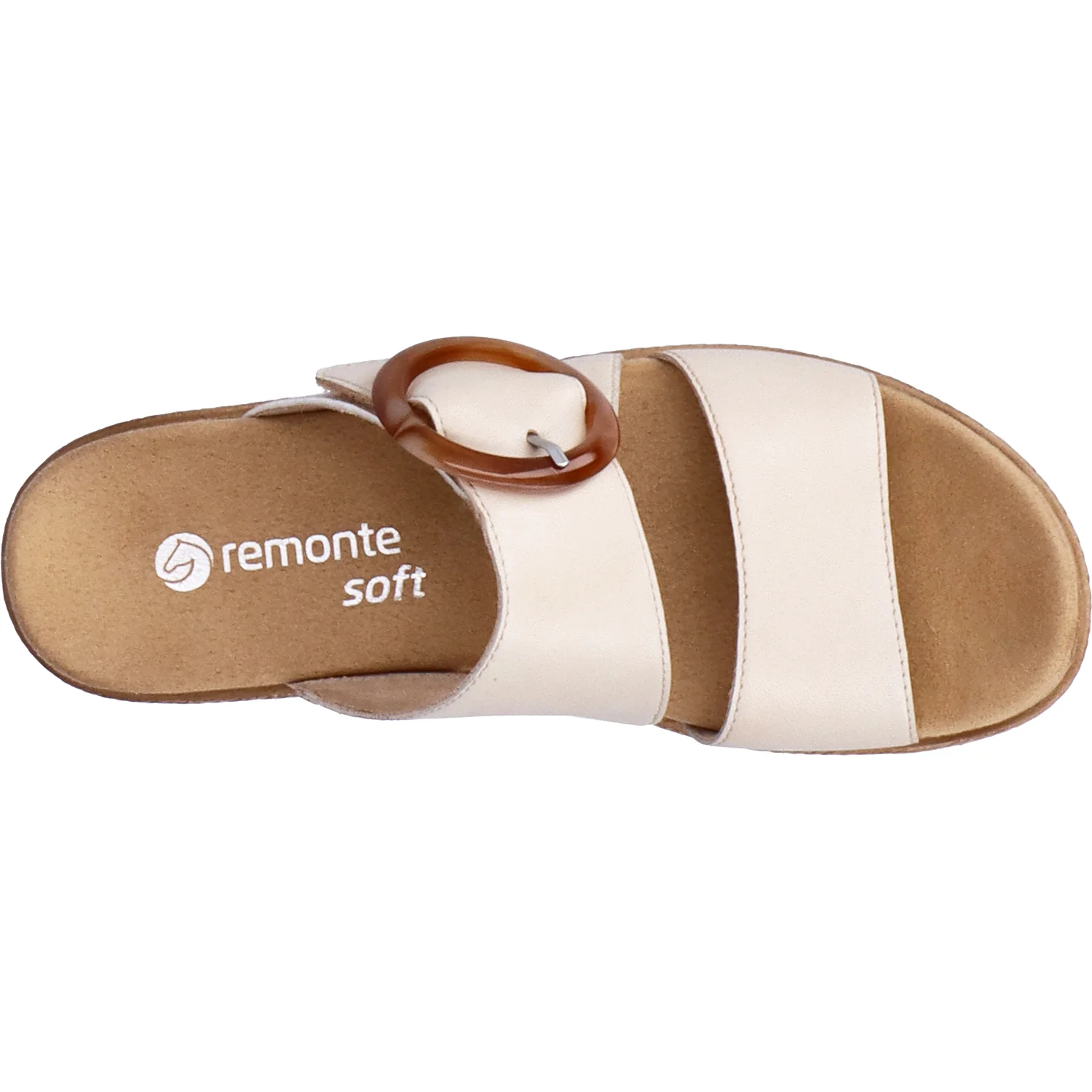 Remonte D0Q51-00 Jocelyn 51 Women's Sandals Chalk/Pebble Leather - Image 2