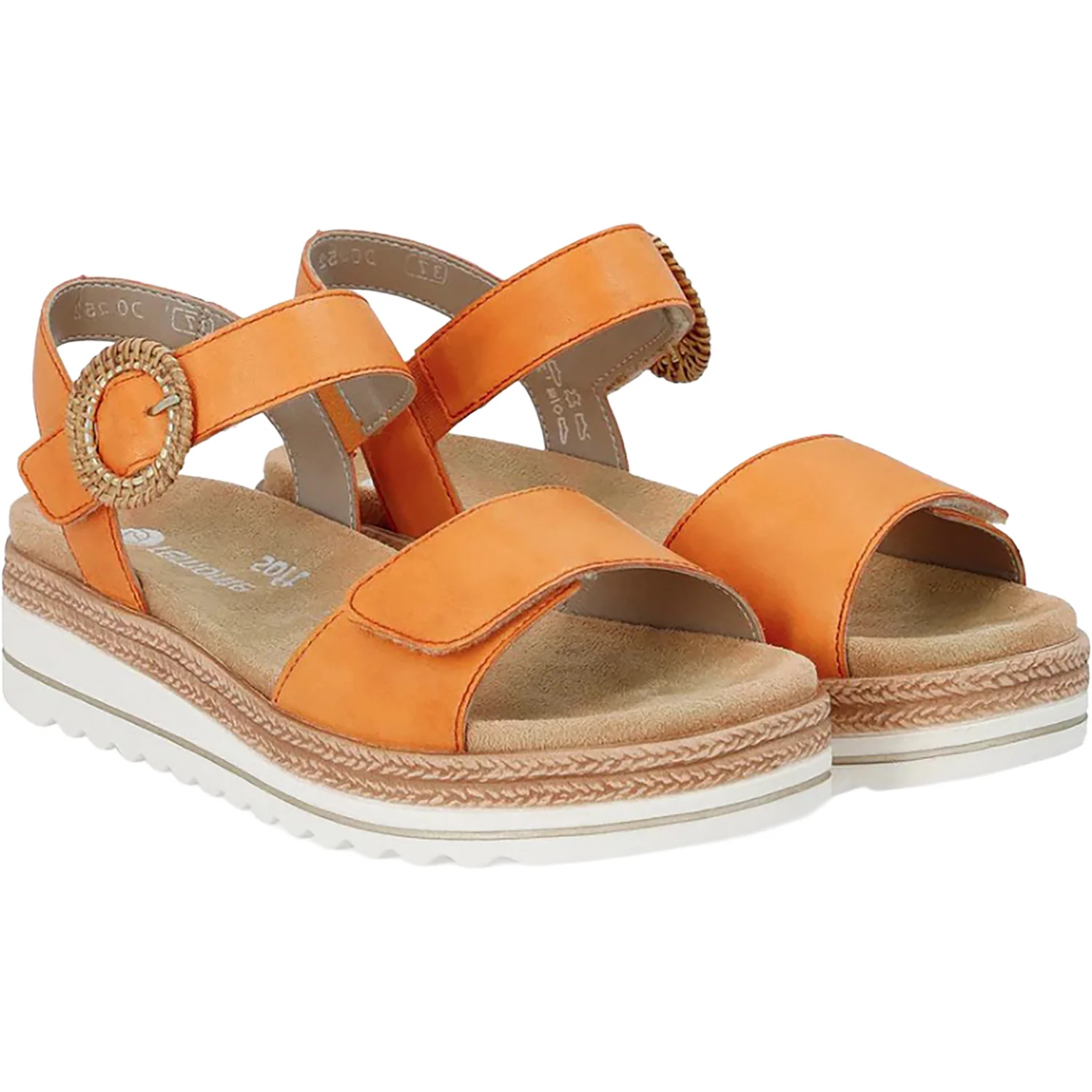 Remonte D0Q52-38 Jocelyn 52 Women's Platform Sandals Mandarin Leather - Image 6