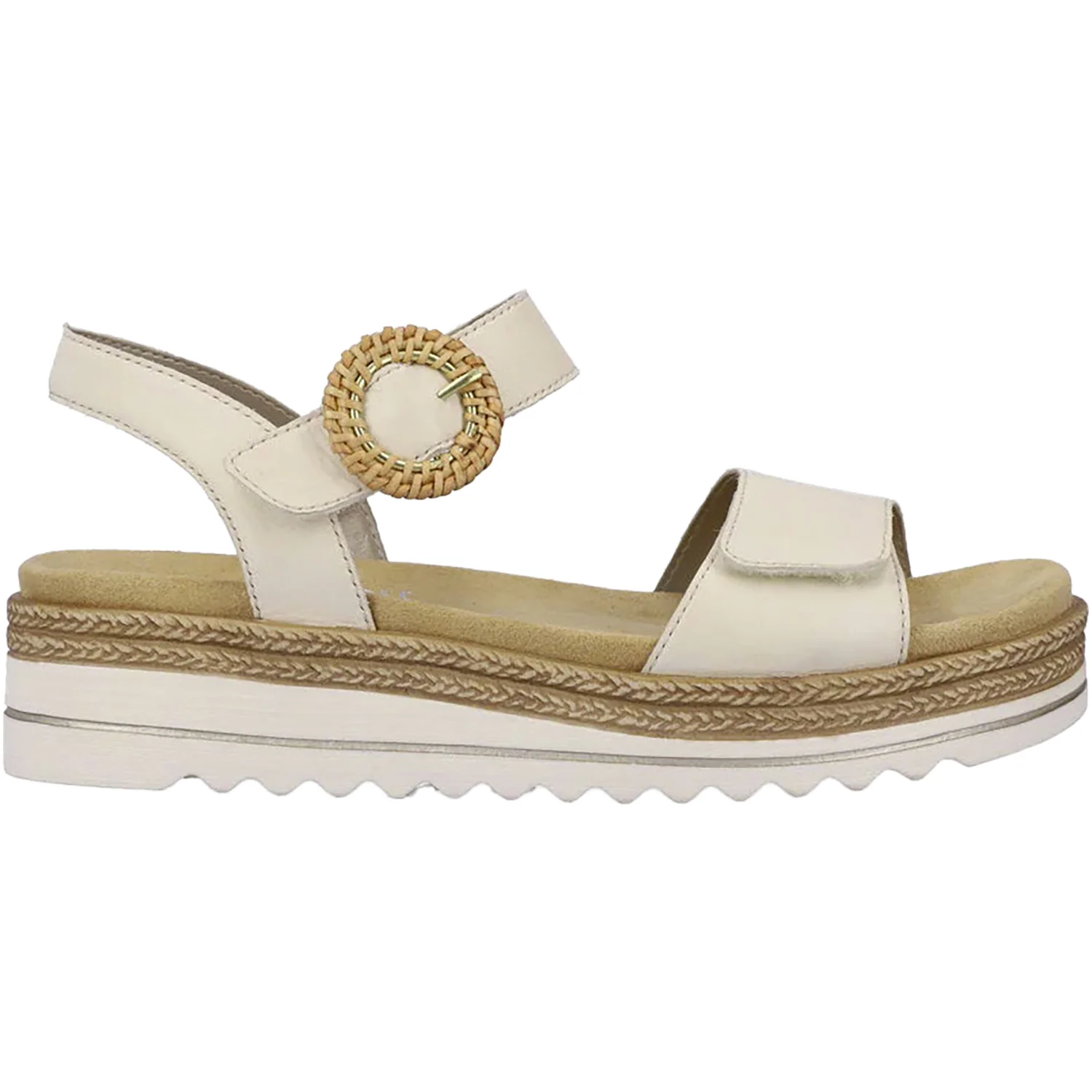 Remonte D0Q52-60 Jocelyn 52 Women's Platform Sandals Porzellan/Lugano Leather