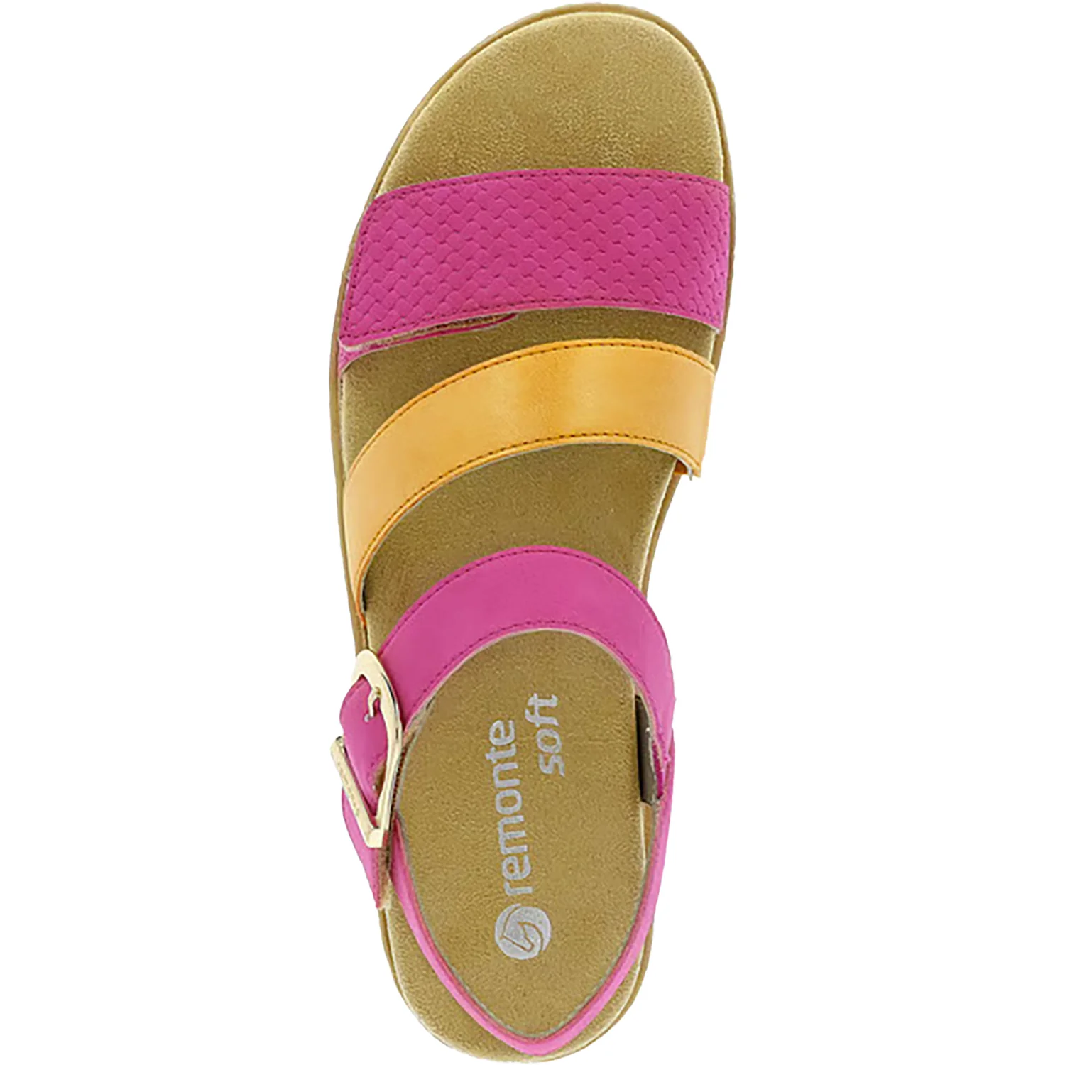 Remonte D0Q55-31 Women's Sandals Magenta/Orange Synthetic - Image 2