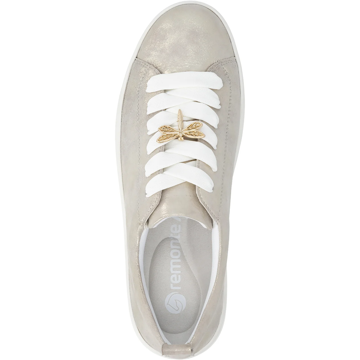 Remonte D1C03-91 Julika 03 Women's Lace Up Shoes Muschel Leather - Image 2