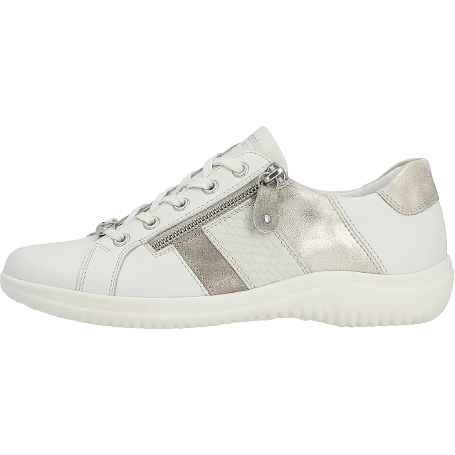Remonte D1E00-80 Louann 00 Women's Shoes Snow/Perle/Offwhite/Musche - Image 3